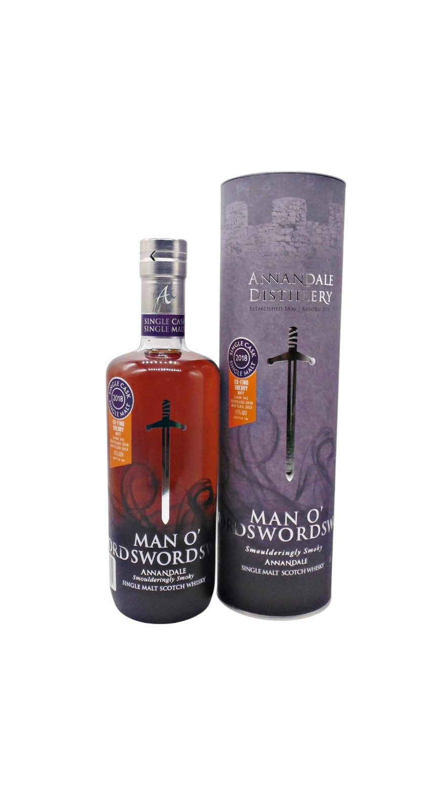 Annandale Man O'Swords Ex-Fino Sherry Butt 2018 Single Cask