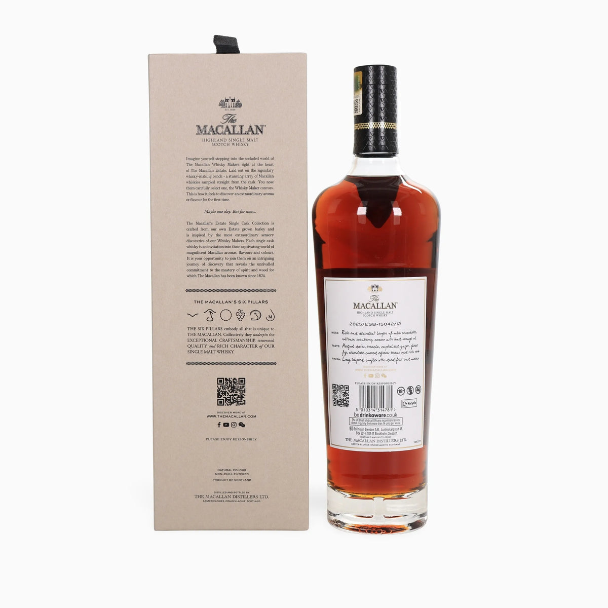 The Macallan 2012 Estate Single Cask #15042/12 | European Oak Sherry Butt | 58.1% | 70cl | 615 Bottles | Speyside