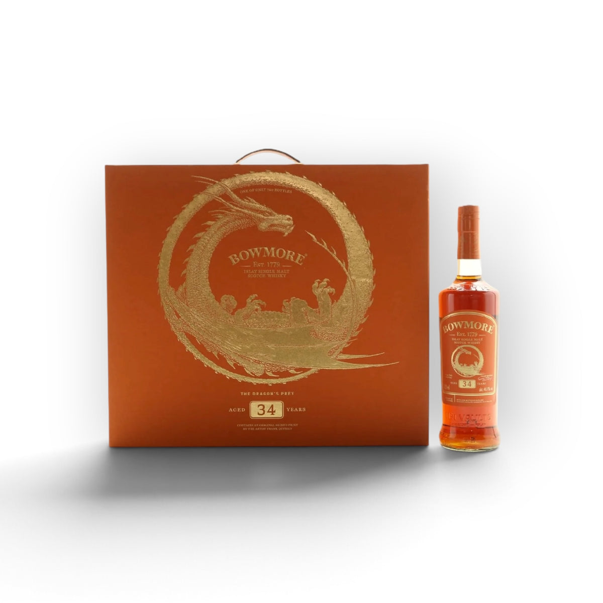 Bowmore 34 Year Old The Dragon's Prey | Frank Quitely Series | With Prints | 46.7% | 70cl | 700 Sets | Islay Single Malt