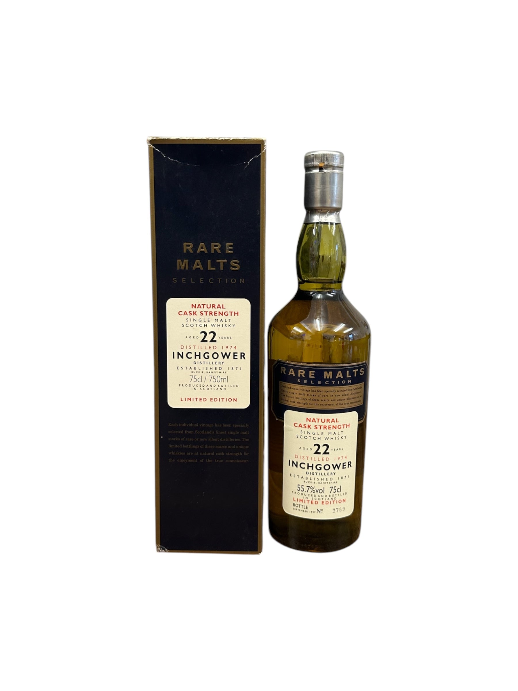Inchgower 22 Year Old Rare Malts