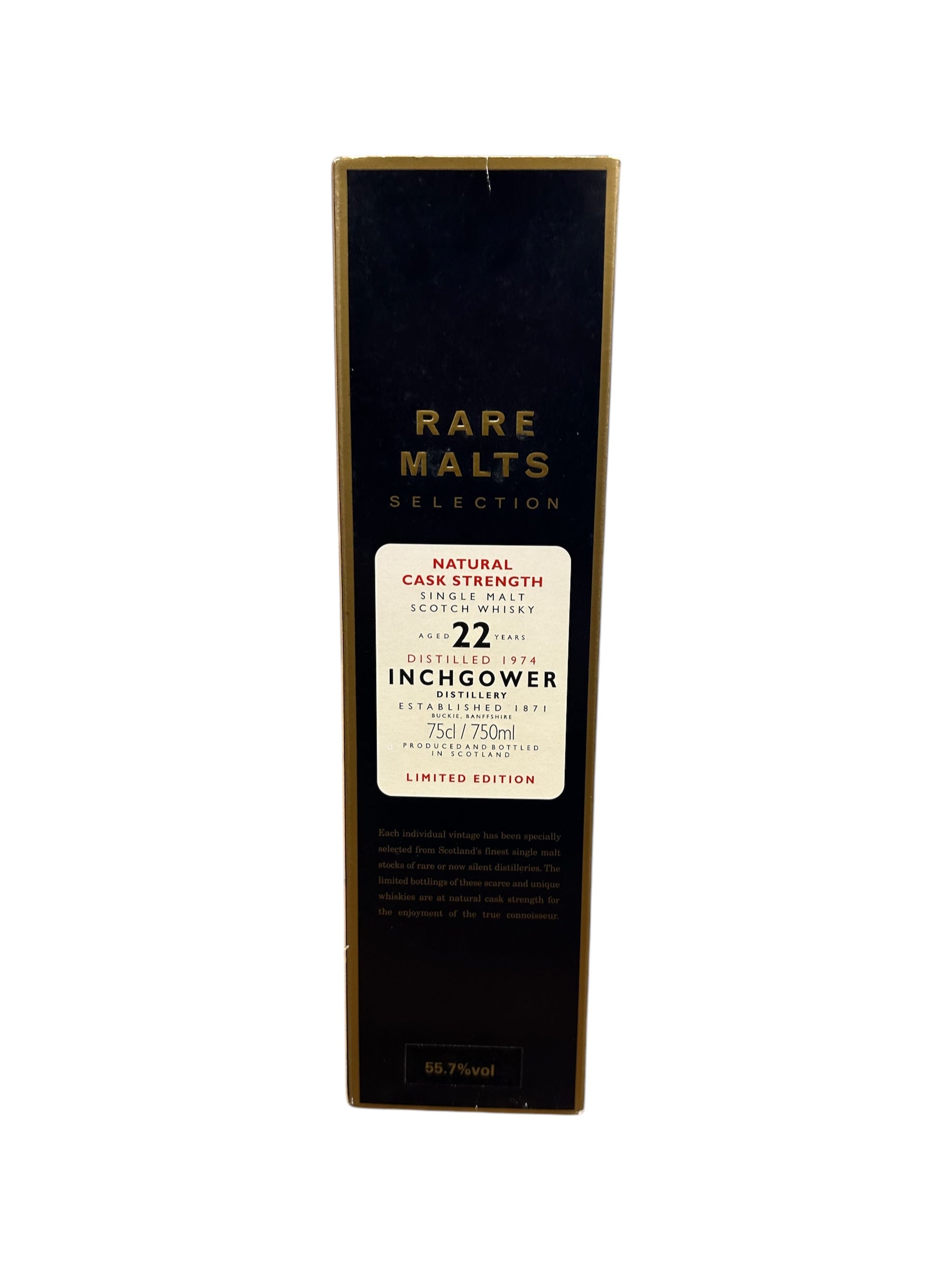 Inchgower 22 Year Old Rare Malts