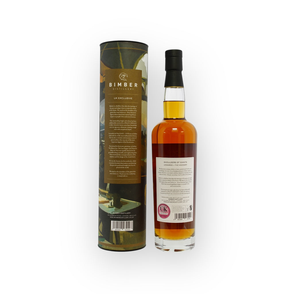 Bimber Shoulders of Giants Leonardo — The Visionary 70cl / 57.3% ABV