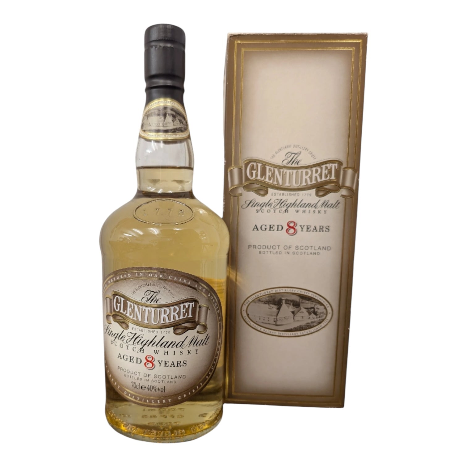 Glenturret 8 Year Old - Old Style