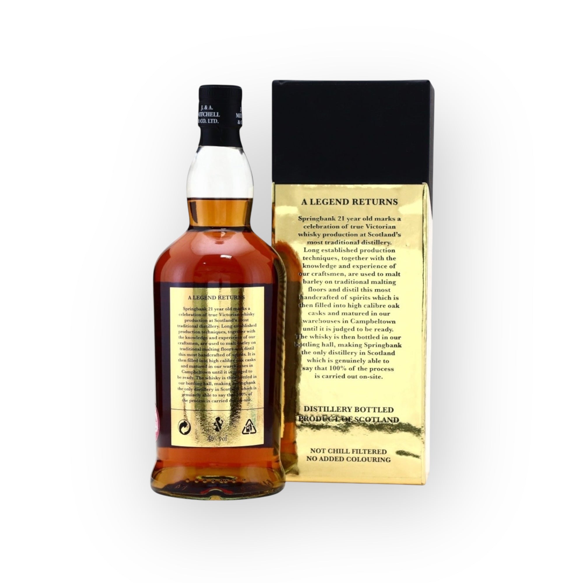 Springbank 21 Year Old (2013) – Whiskys.co.uk