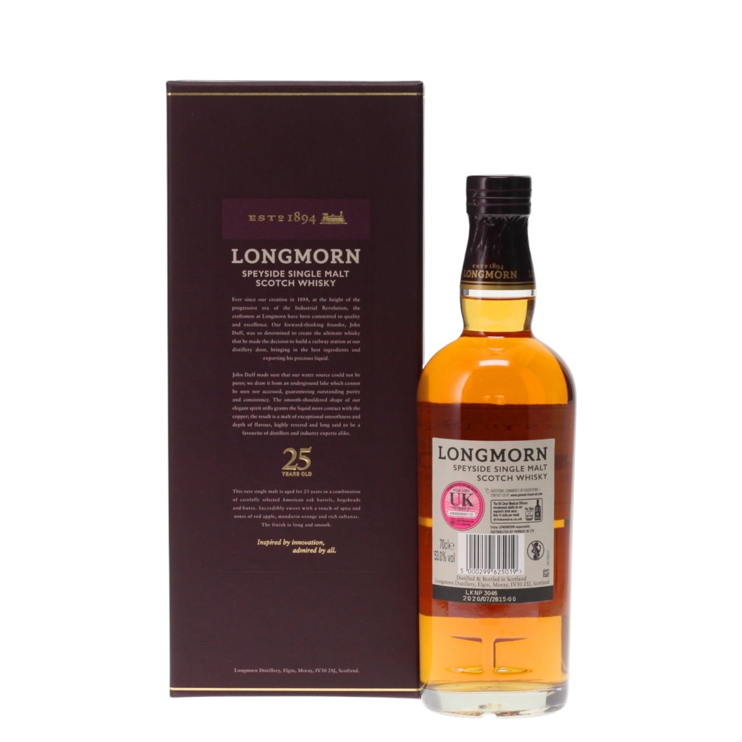 Longmorn 25 Year Old - Secret Speyside Collection