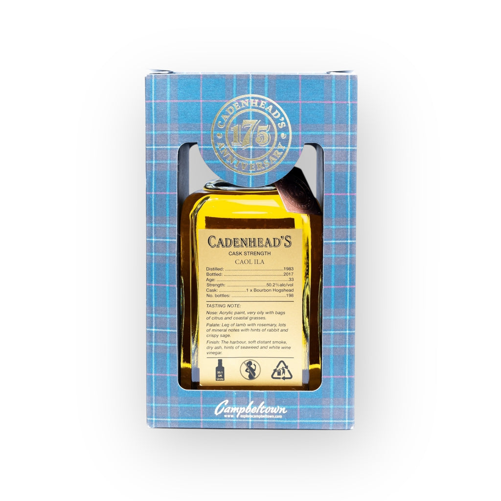 Caol Ila 33 Years Old 1983 Cadenhead's Single Cask 175th Anniversary