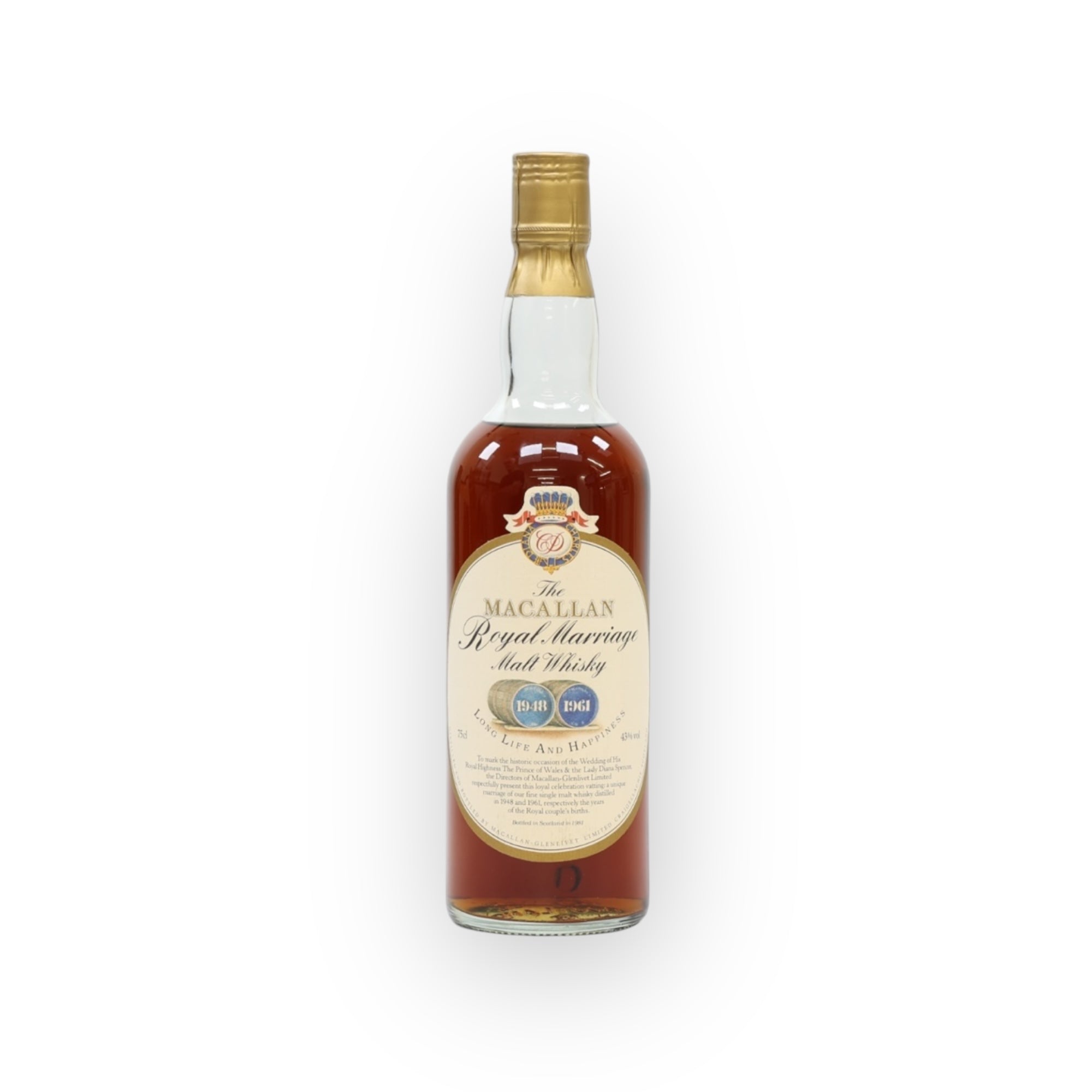 Macallan 1948/1961 Royal Marriage, 1981 Release