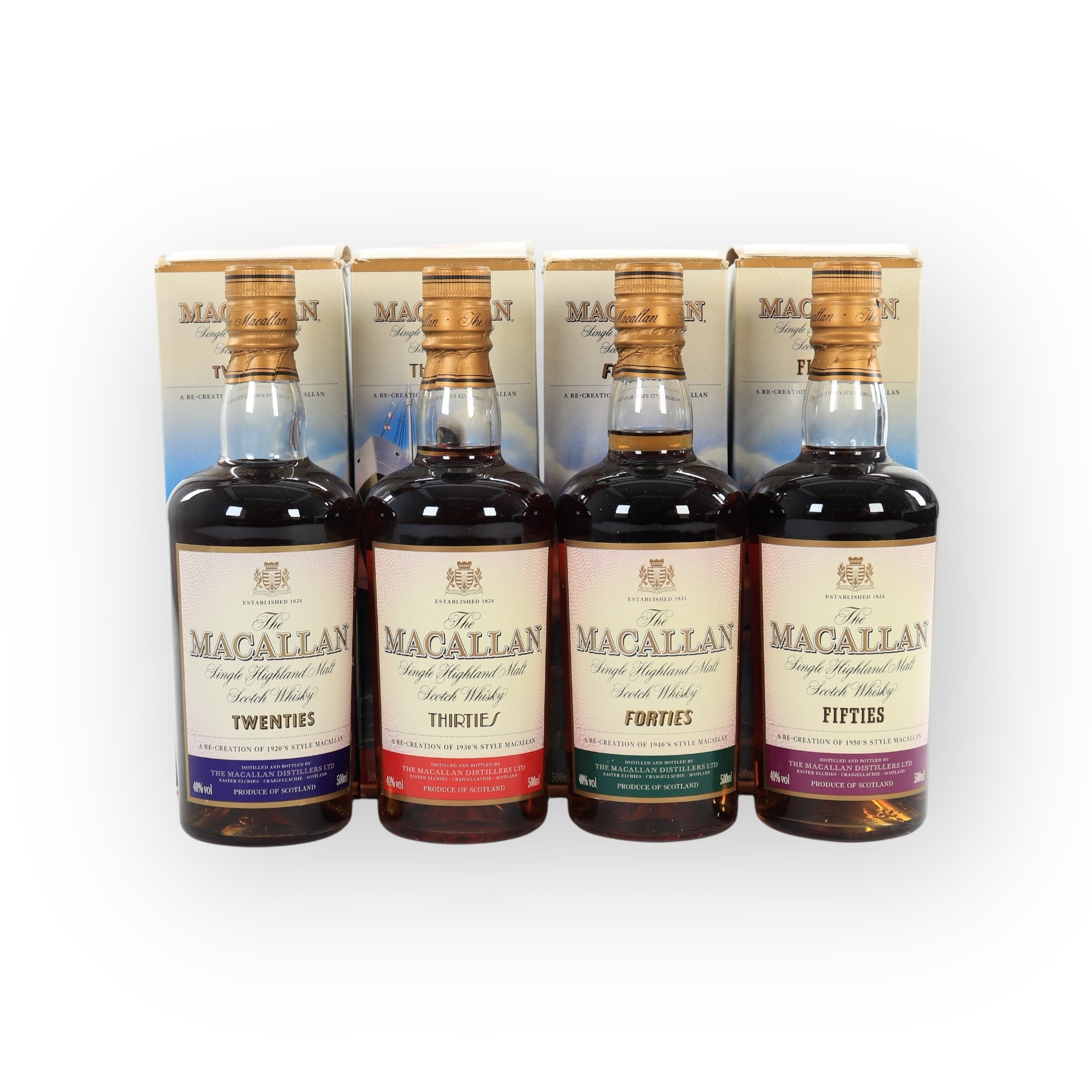 Macallan Travel Decades (4 x 50cl)