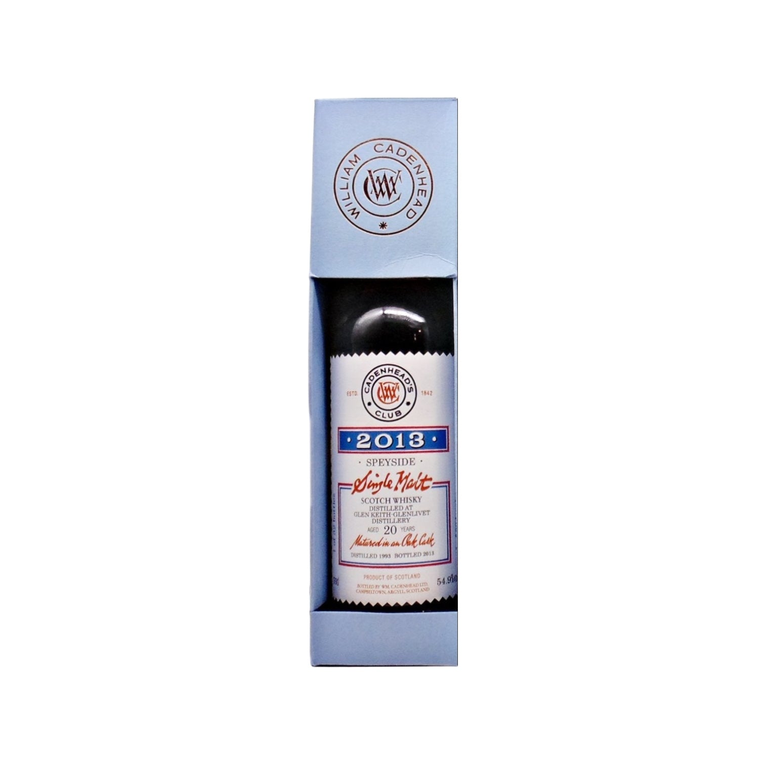 Cadenheads Club bottling 2013  Glen Keith 20 year old 54.9%