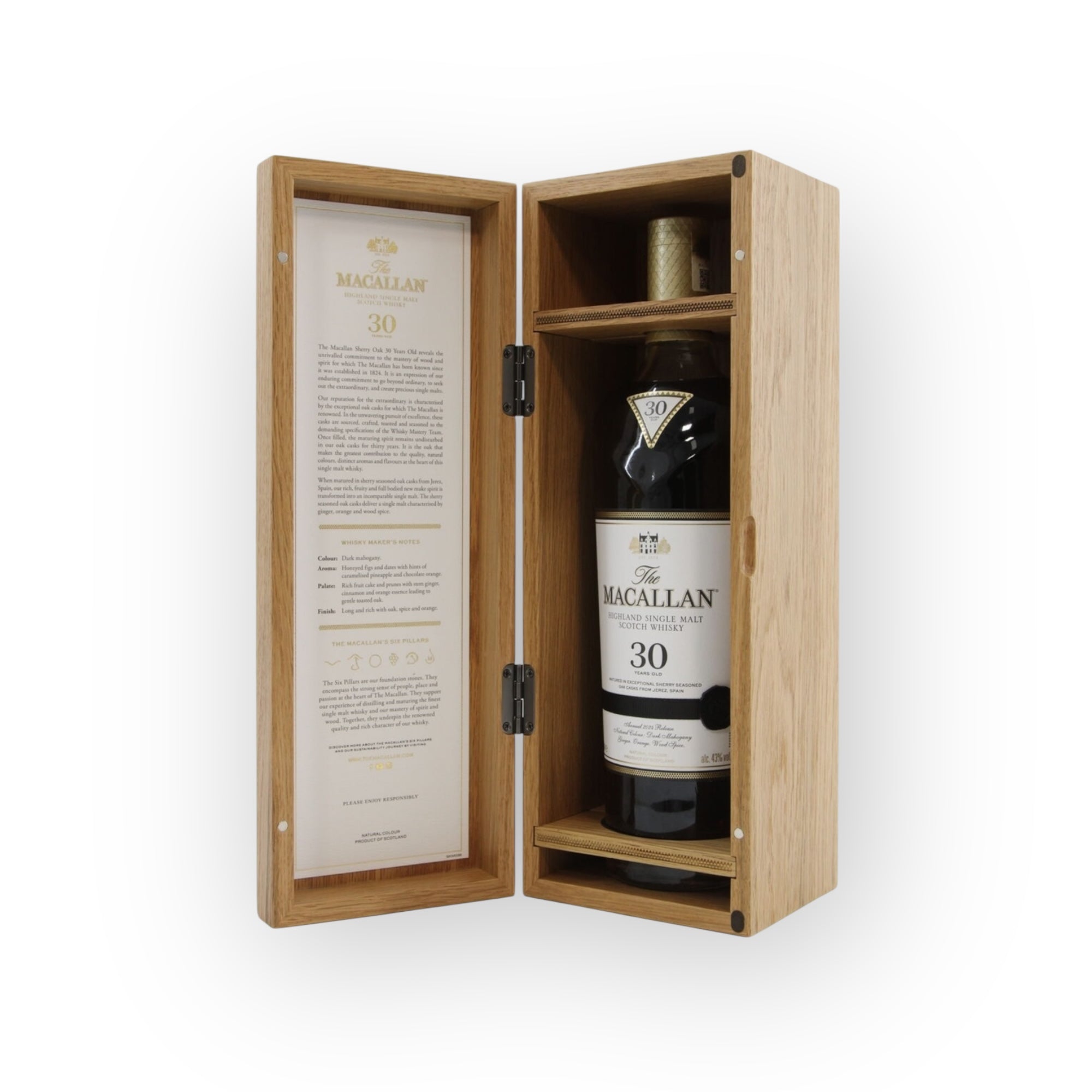 Macallan - 30 Year Old (2022) Sherry Oak – Whiskys.co.uk