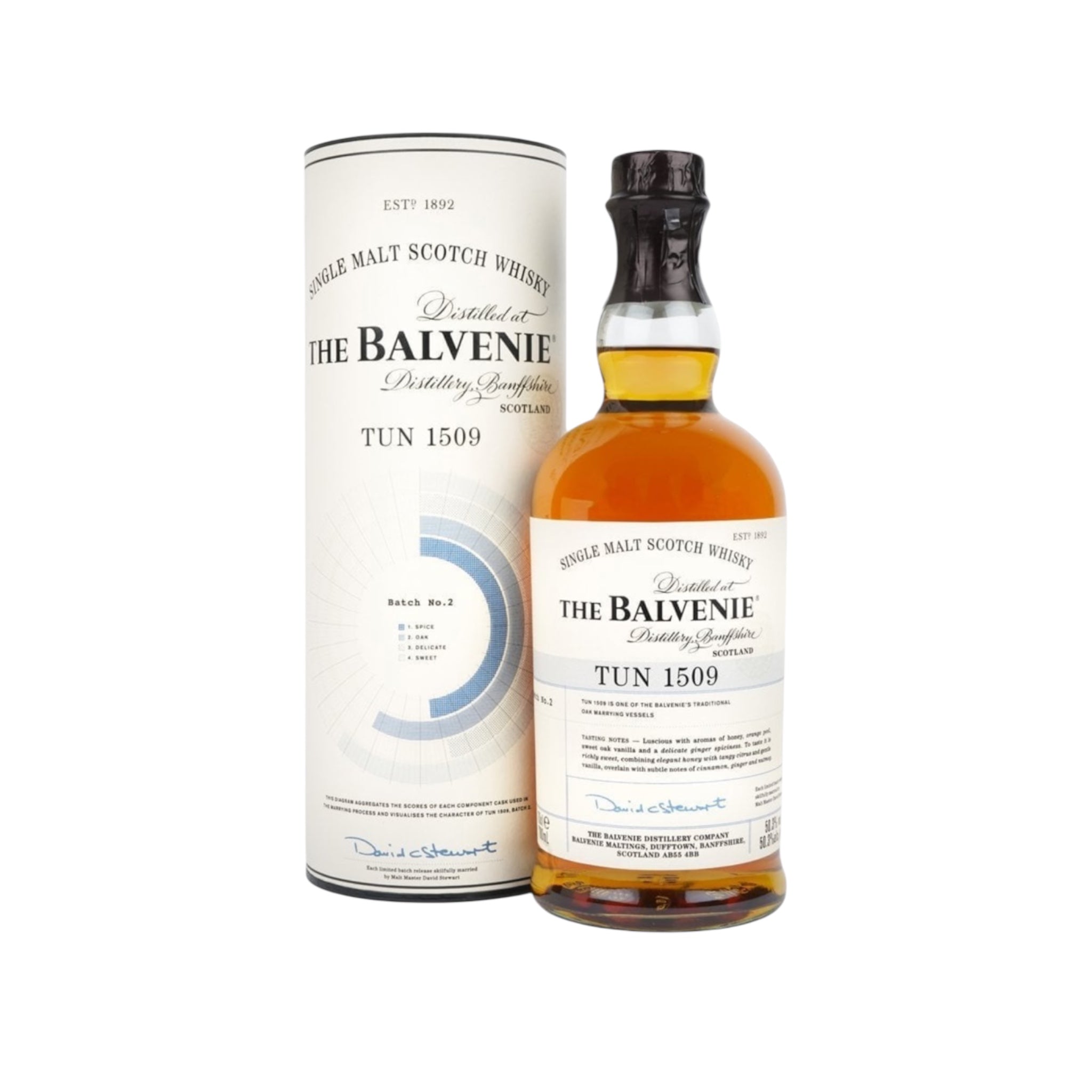 Balvenie Tun 1509 Batch 2 Speyside Single Malt 70cl 50.3% ABV | Limited 8,500 Bottles