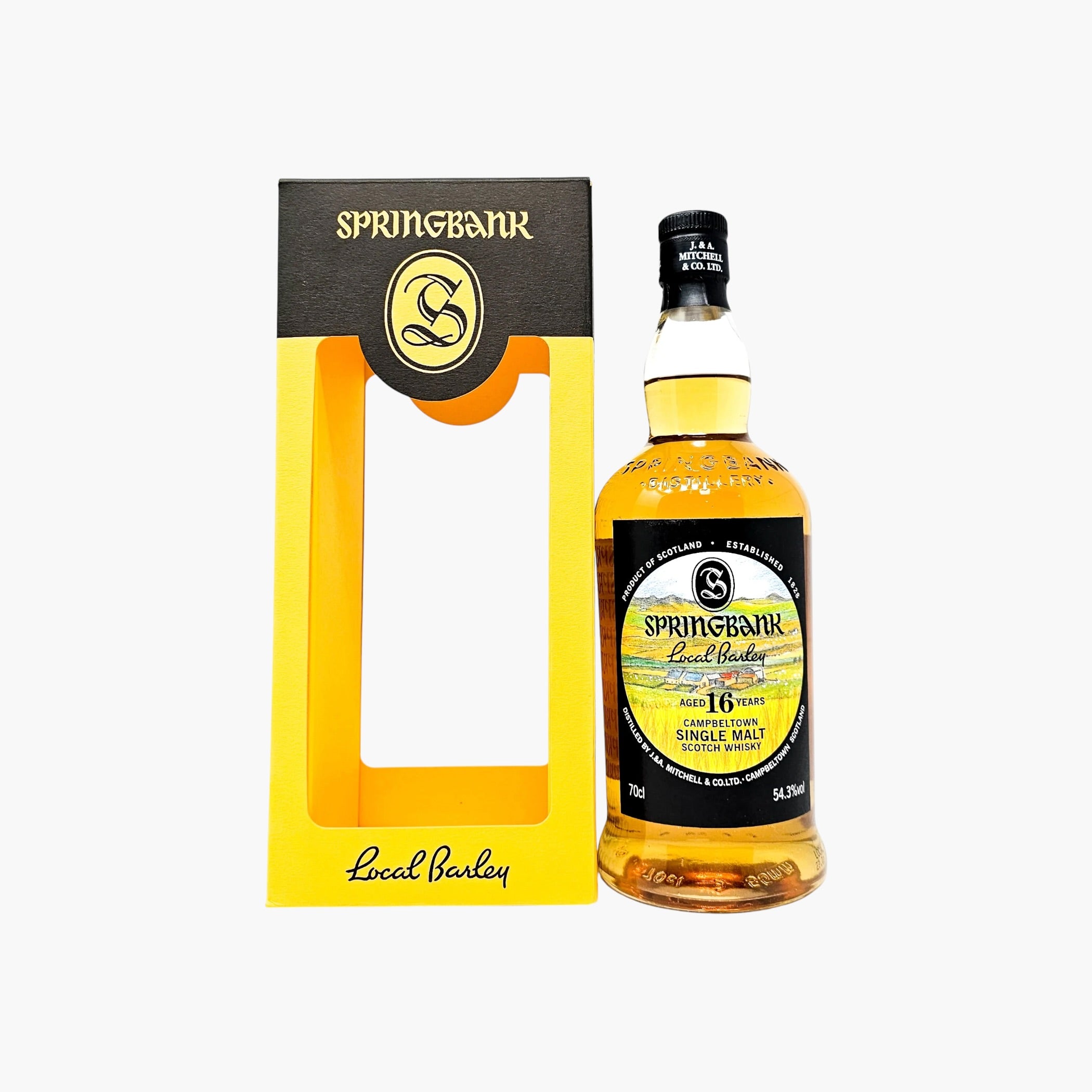 Springbank 16 Year Old Local Barley Single Malt Scotch Whisky, 70cl, 54.3% ABV