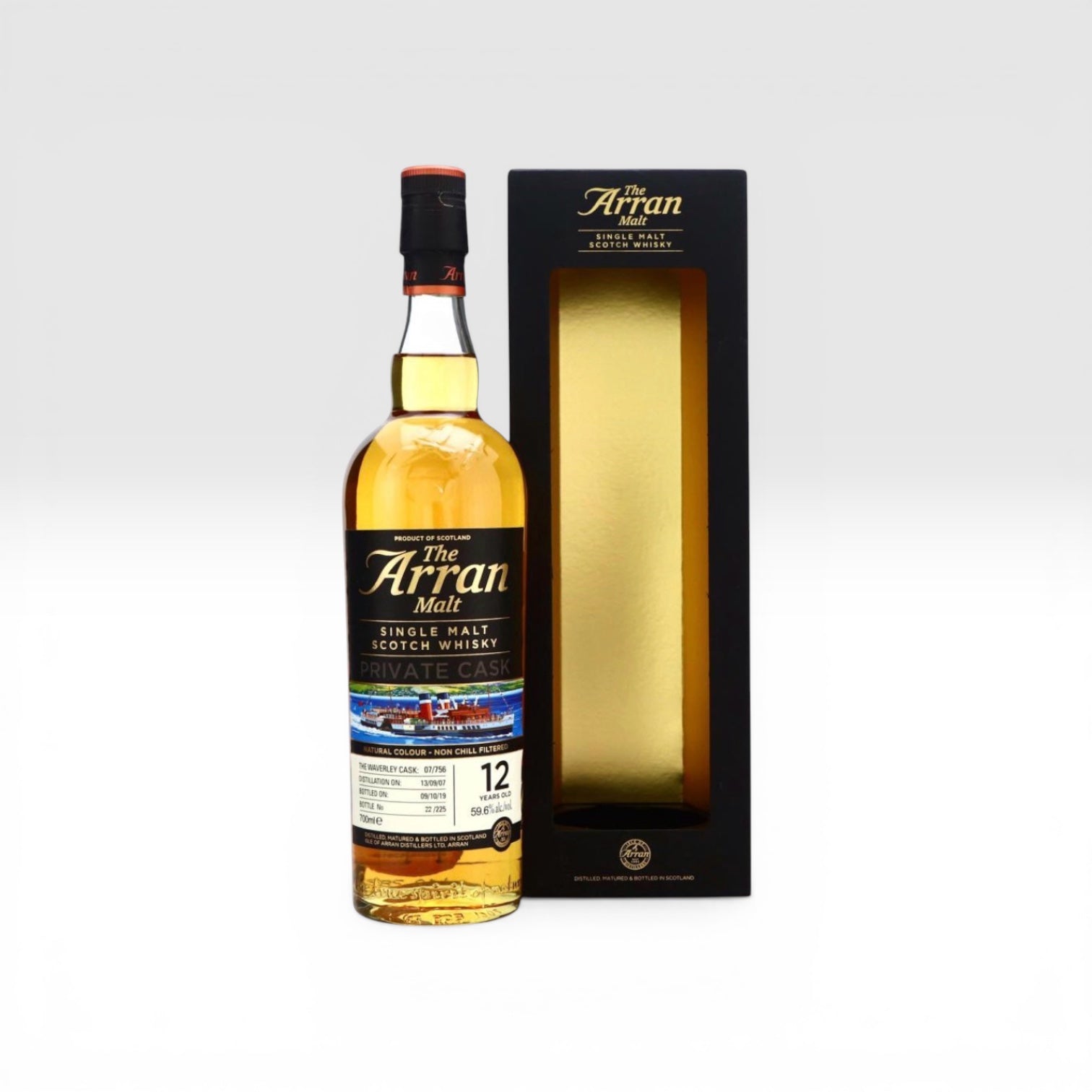 Arran 2007 Private Cask 12 Year Old Single Malt Scotch Whisky – The Waverly Cask