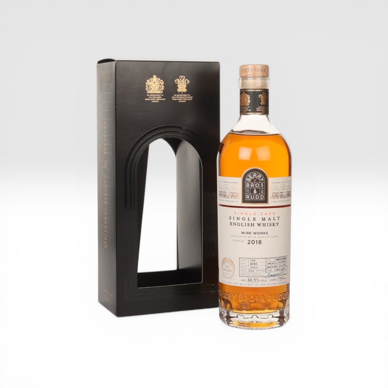 Wire Works 2018 (bottled 2023) (cask 128) English Single Malt - Berry Bros. & Rudd 70cl Whisky