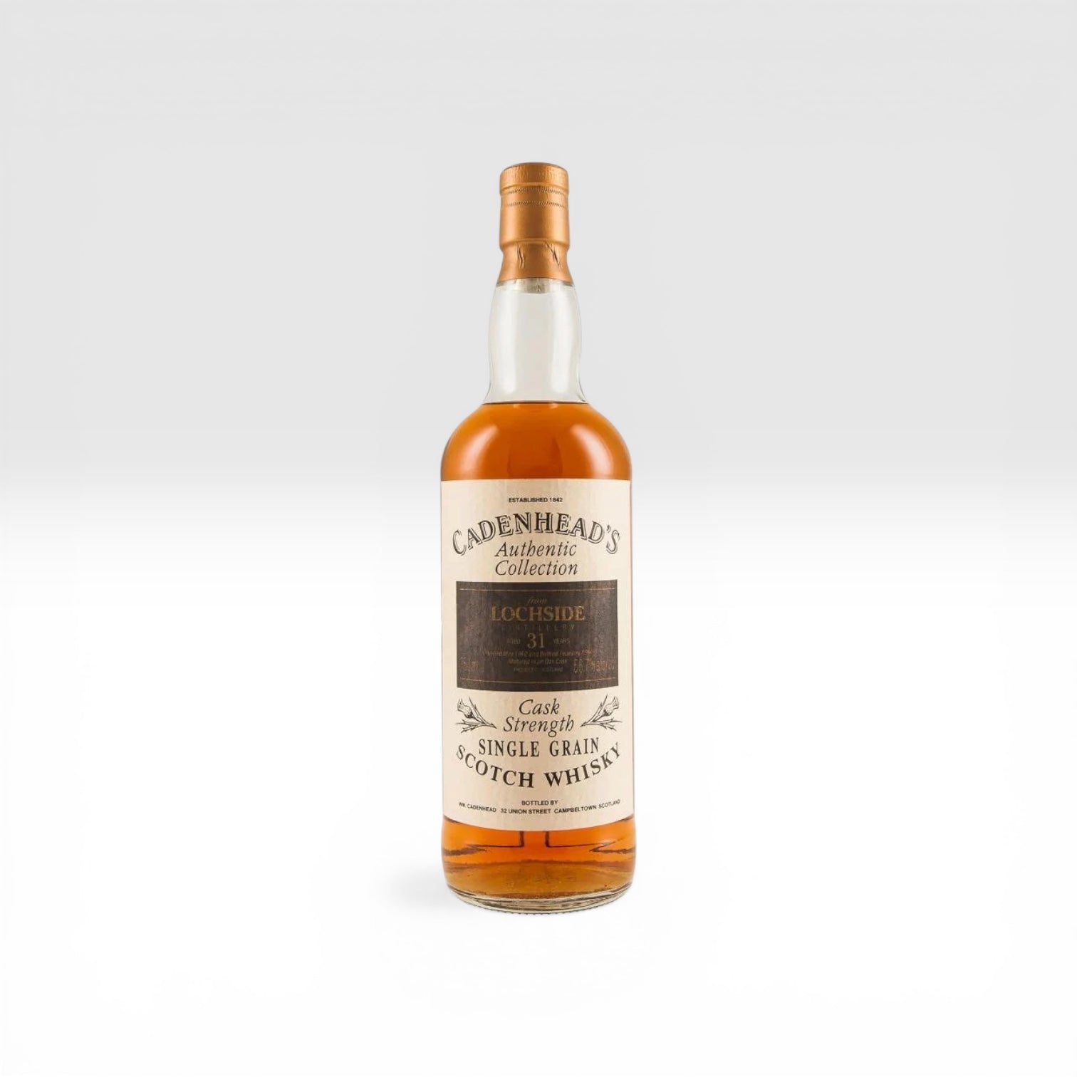 Lochside 31 Year Old Single Malt Whisky 1962 Cadenhead's