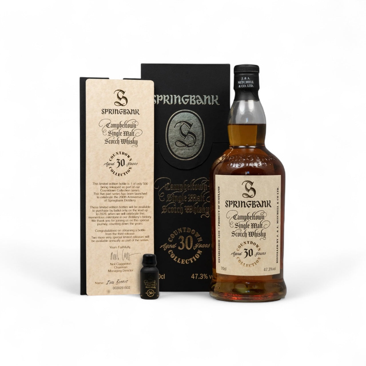 Springbank Countdown Collection  30 Year Old 3rd Edition