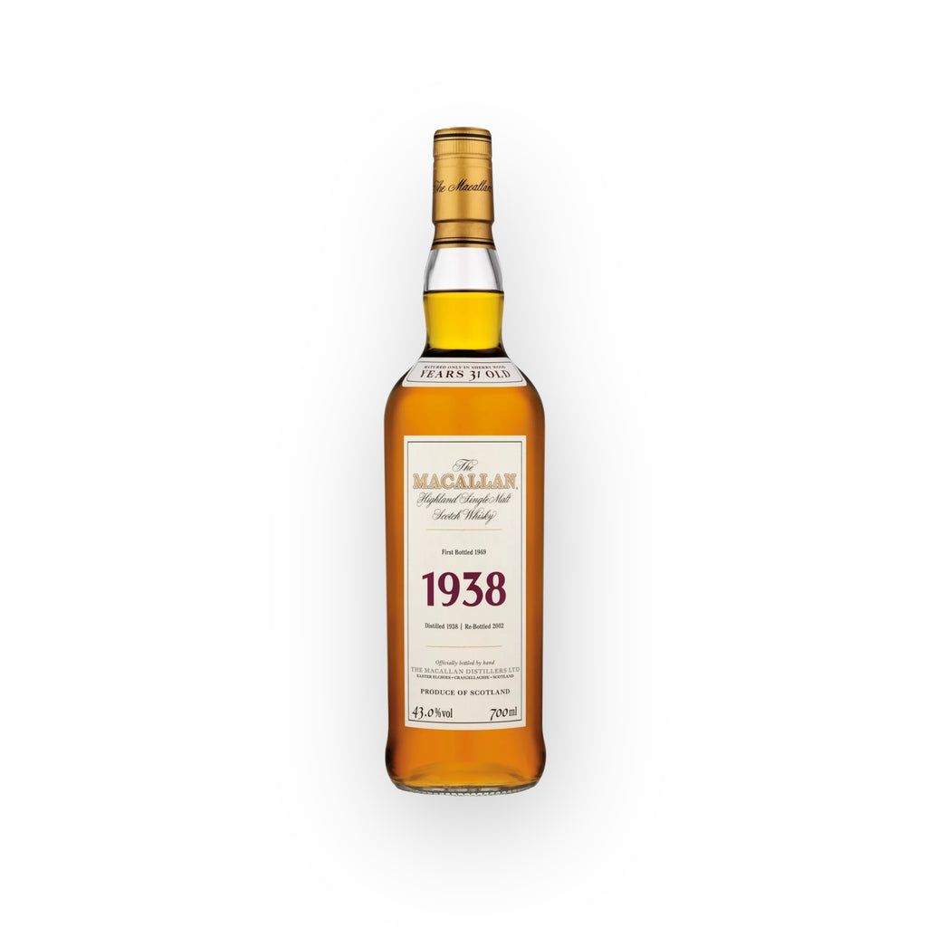 Macallan 31 Year Old 1938 Fine & Rare