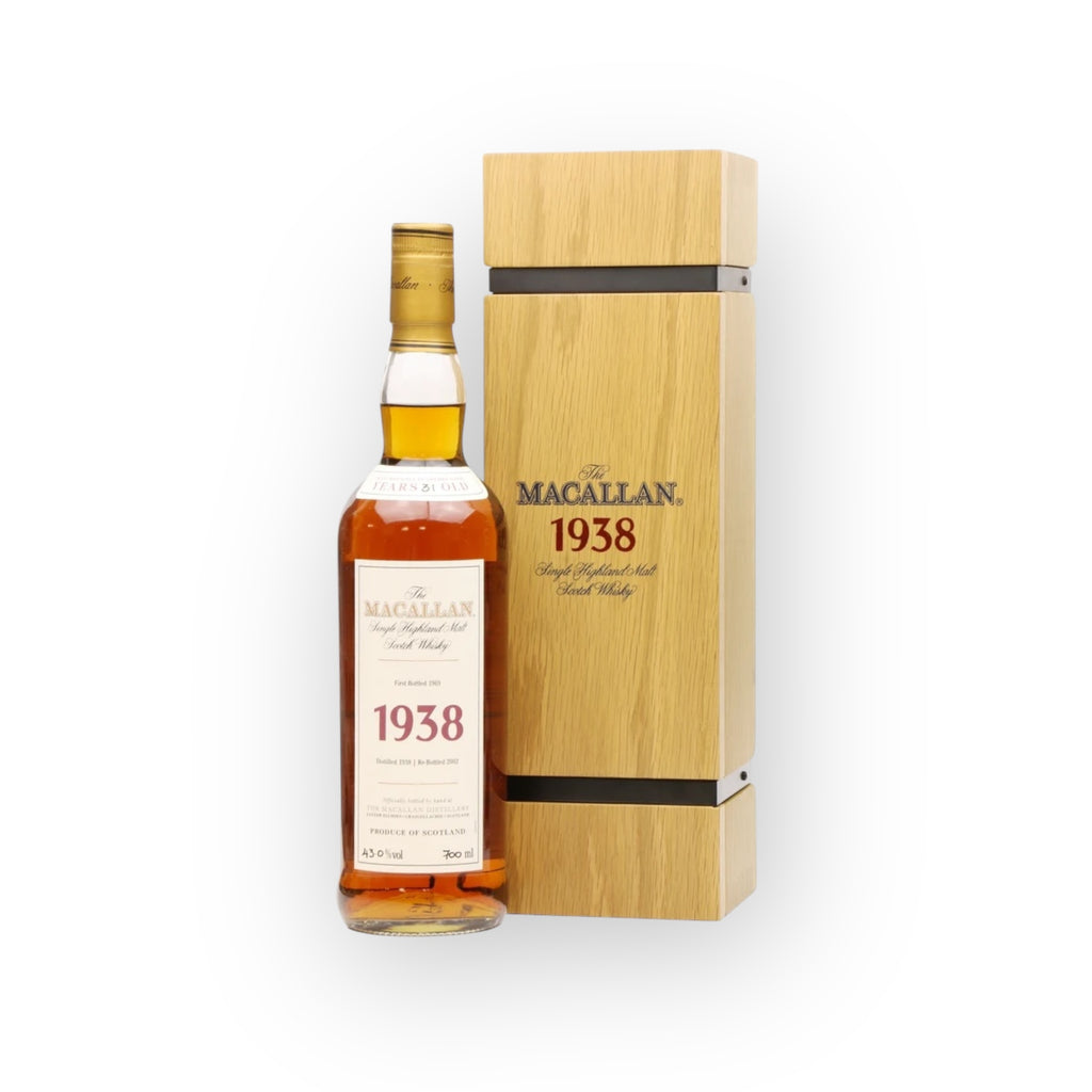 Macallan 31 Year Old 1938 Fine & Rare