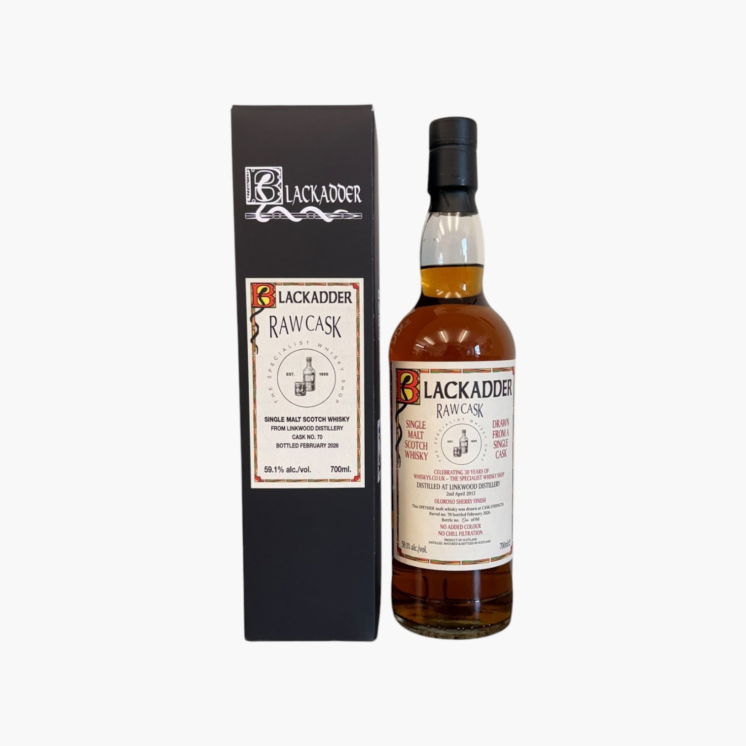 Blackadder Raw Cask Linkwood 12 Year Old Oloroso Sherry Finish
