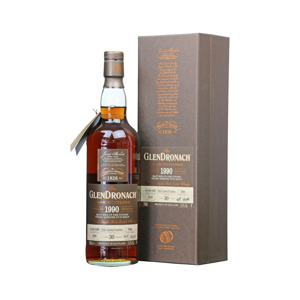 GlenDronach 1990 30 Year Old Single Cask #7006 PX Puncheon 70cl 51.4%