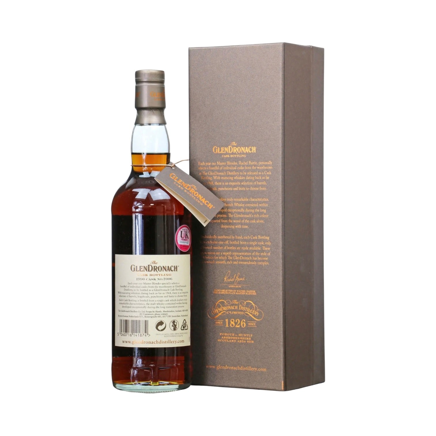 GlenDronach 1990 30 Year Old Single Cask #7006 PX Puncheon 70cl 51.4%