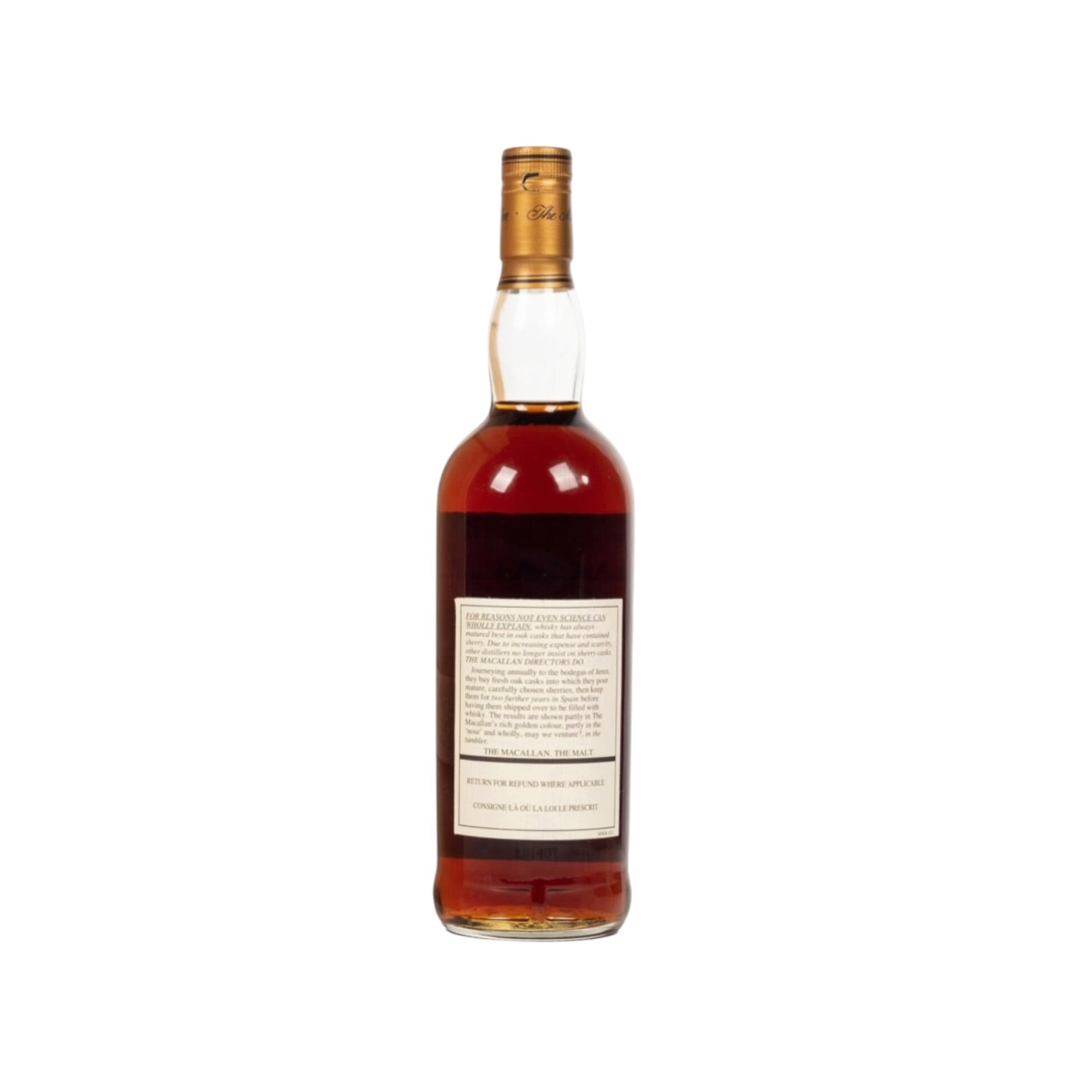 Macallan 25 Year Old Anniversary Malt 1972 (Without Box) 75cl 43%