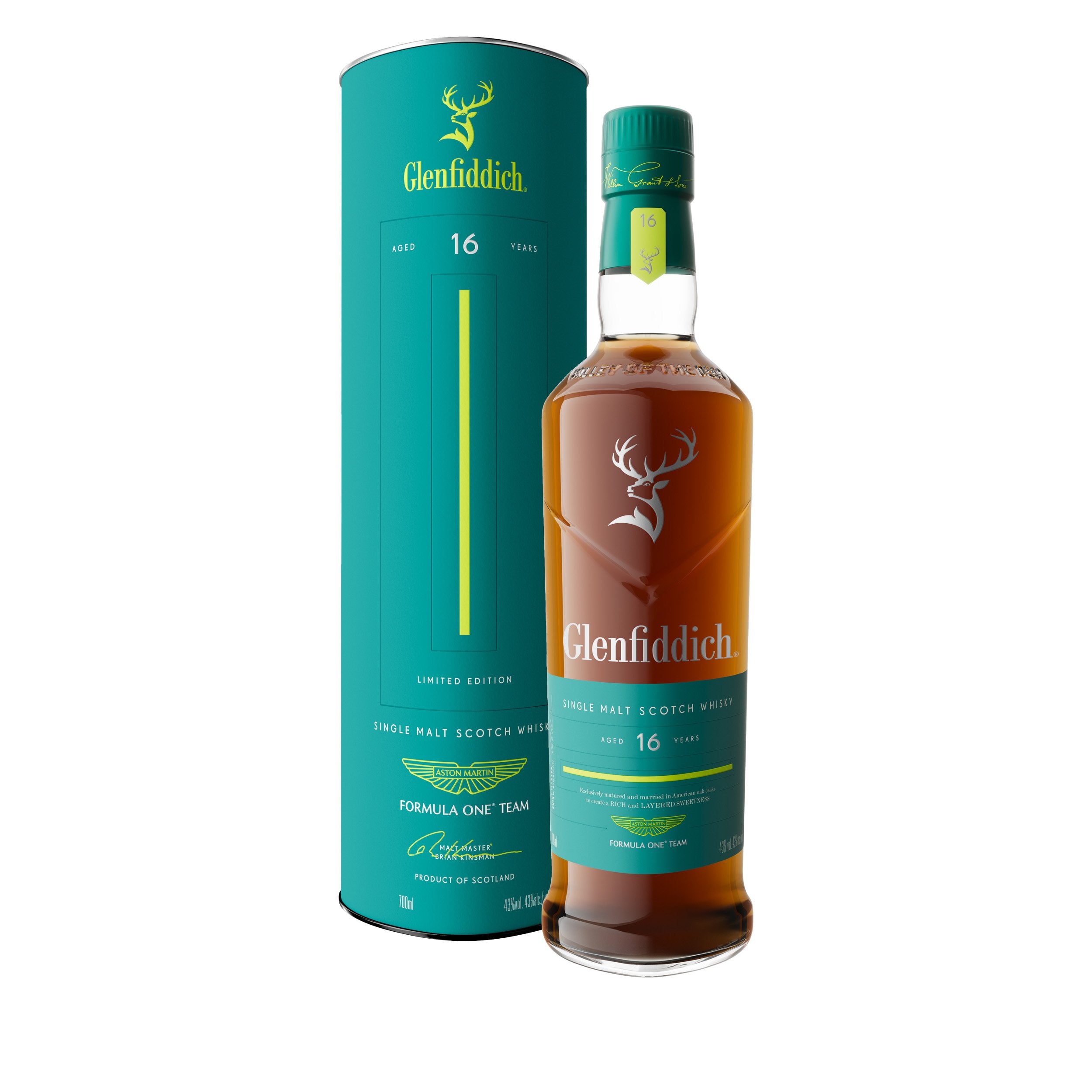 Glenfiddich 16 Year Old
Aston Martin Formula 1 Release