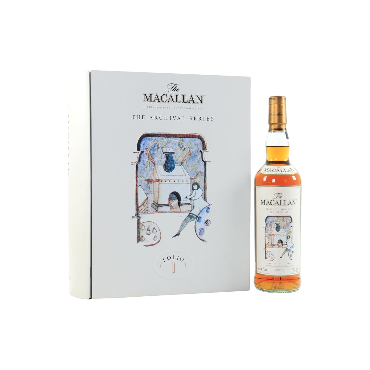 Macallan Archival Series Folio 1 limited edition single malt Scotch whisky in book-style folio presentation  