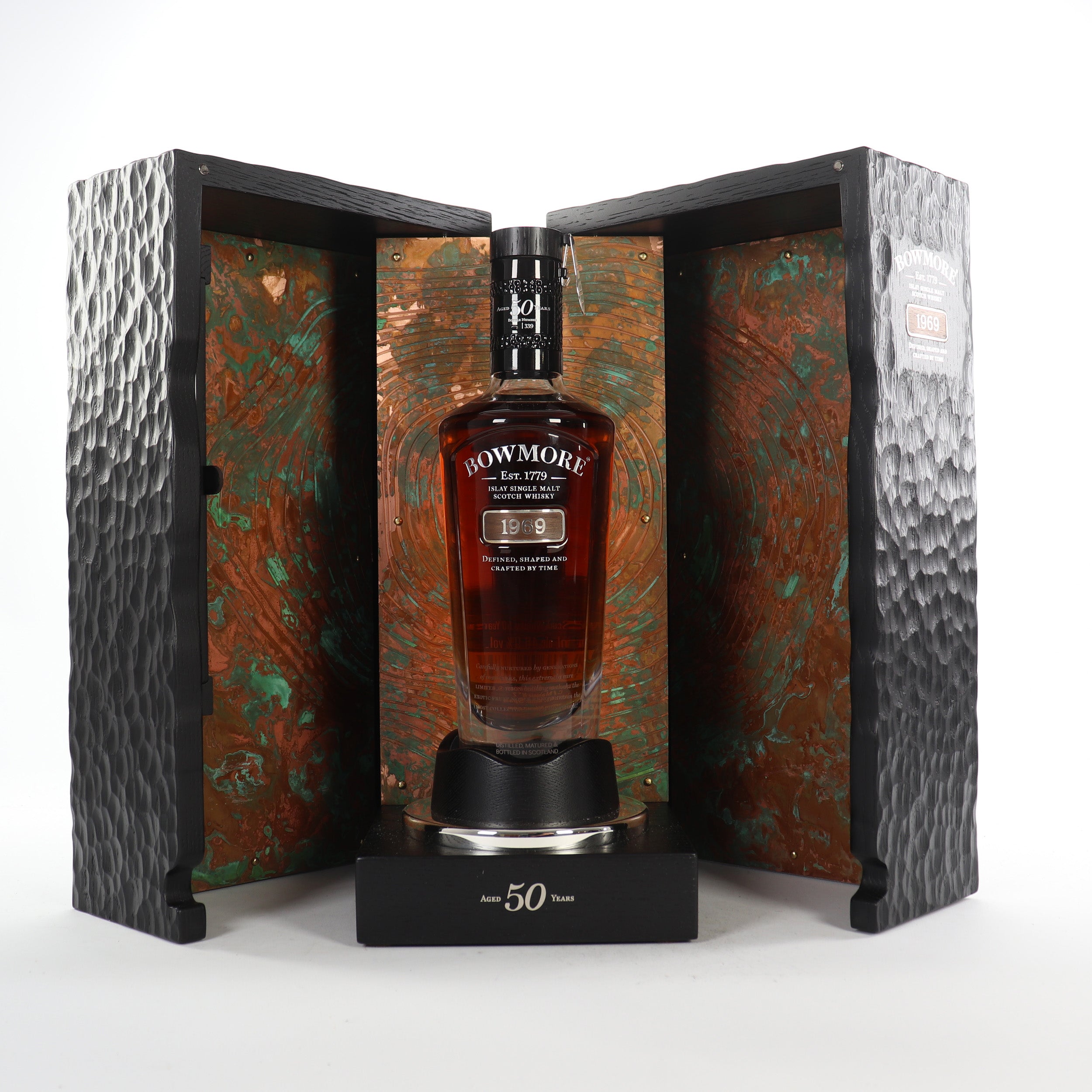 Bowmore 1969 50 Year Old – Vaults Series (46.9% ABV) + Free 20cl Sample