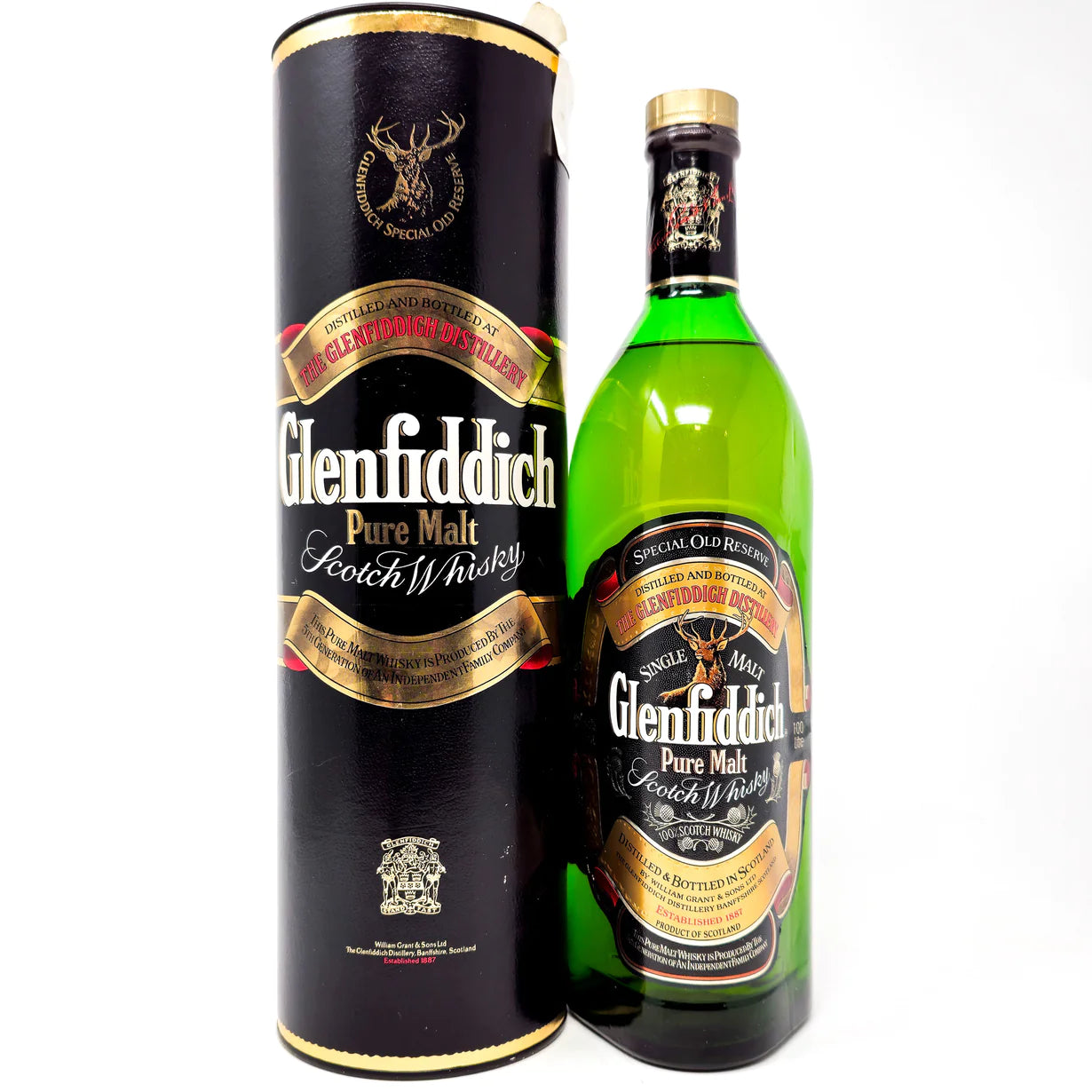 Glenfiddich Pure Malt 40% 1 Litre Naked Bottle