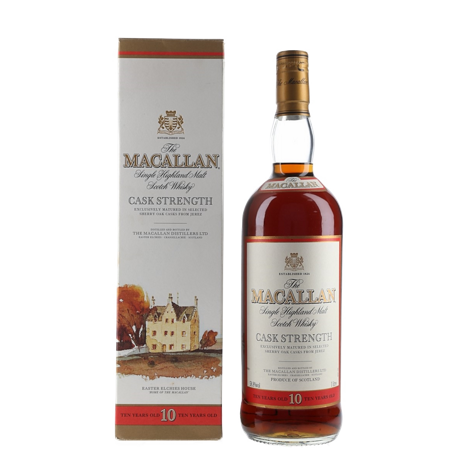 Macallan 10 year old exclusively matured in Sherry Oak Casks 1 Litre Cask Strength