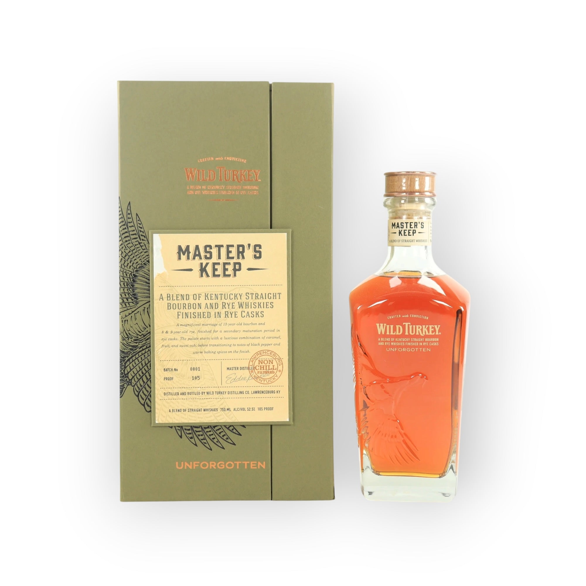 Wild Turkey Master’s Keep ‘Unforgotten’ Whiskey 75cl / 52.5%