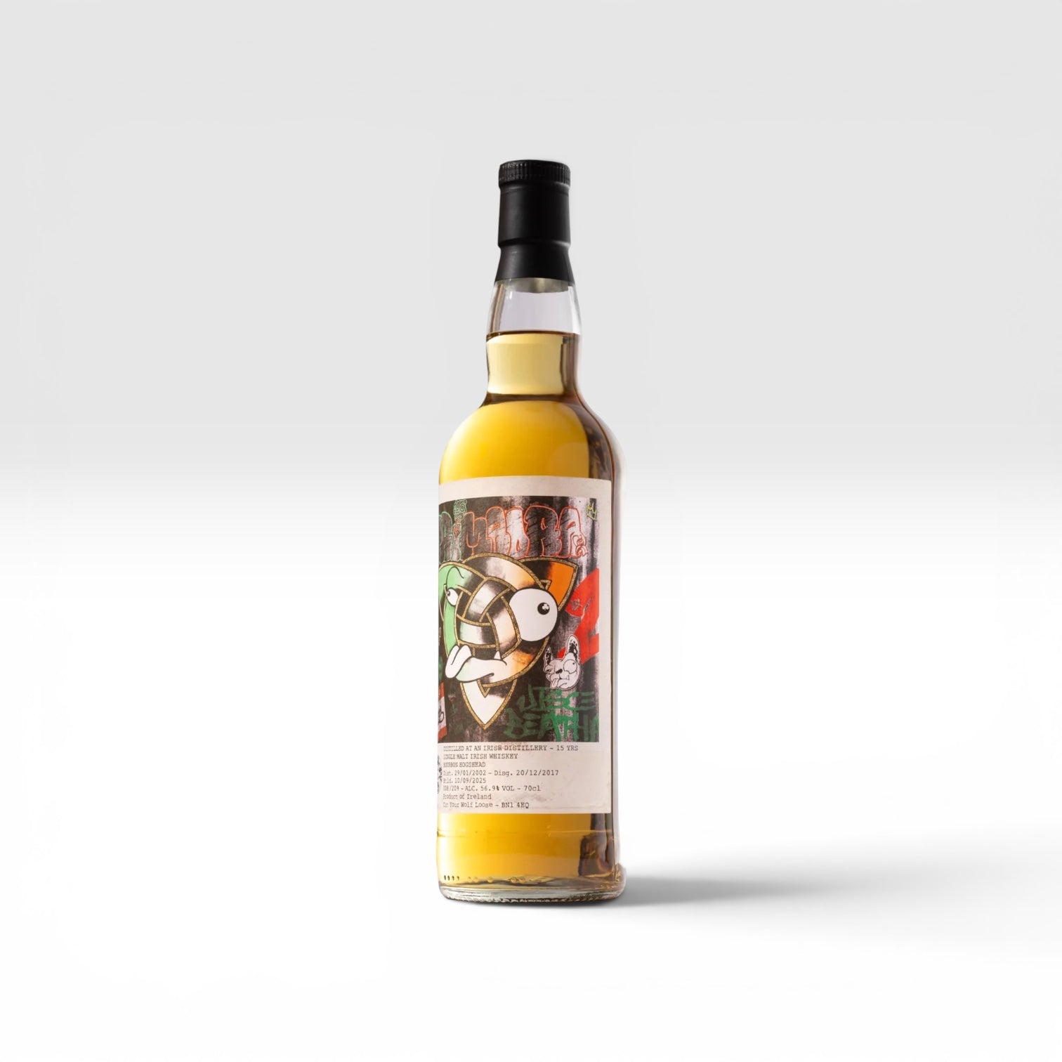 Irish Single Malt 15 Year Old “Cut Your Wolf Loose” (Irish Whiskey) 70cl