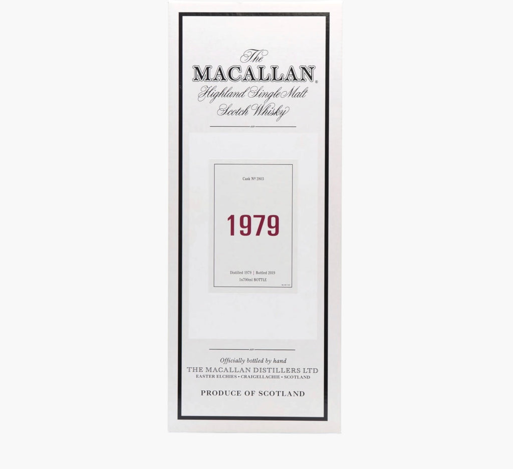 Macallan 40 Year Old 1979 (Fine & Rare) – Sherry Puncheon #2803 (Bottled 2019)