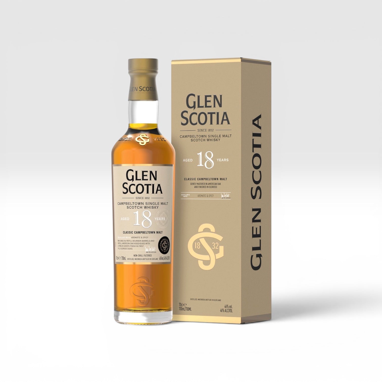 Glen Scotia 18 Year Old Single Malt Scotch Whisky (70cl)