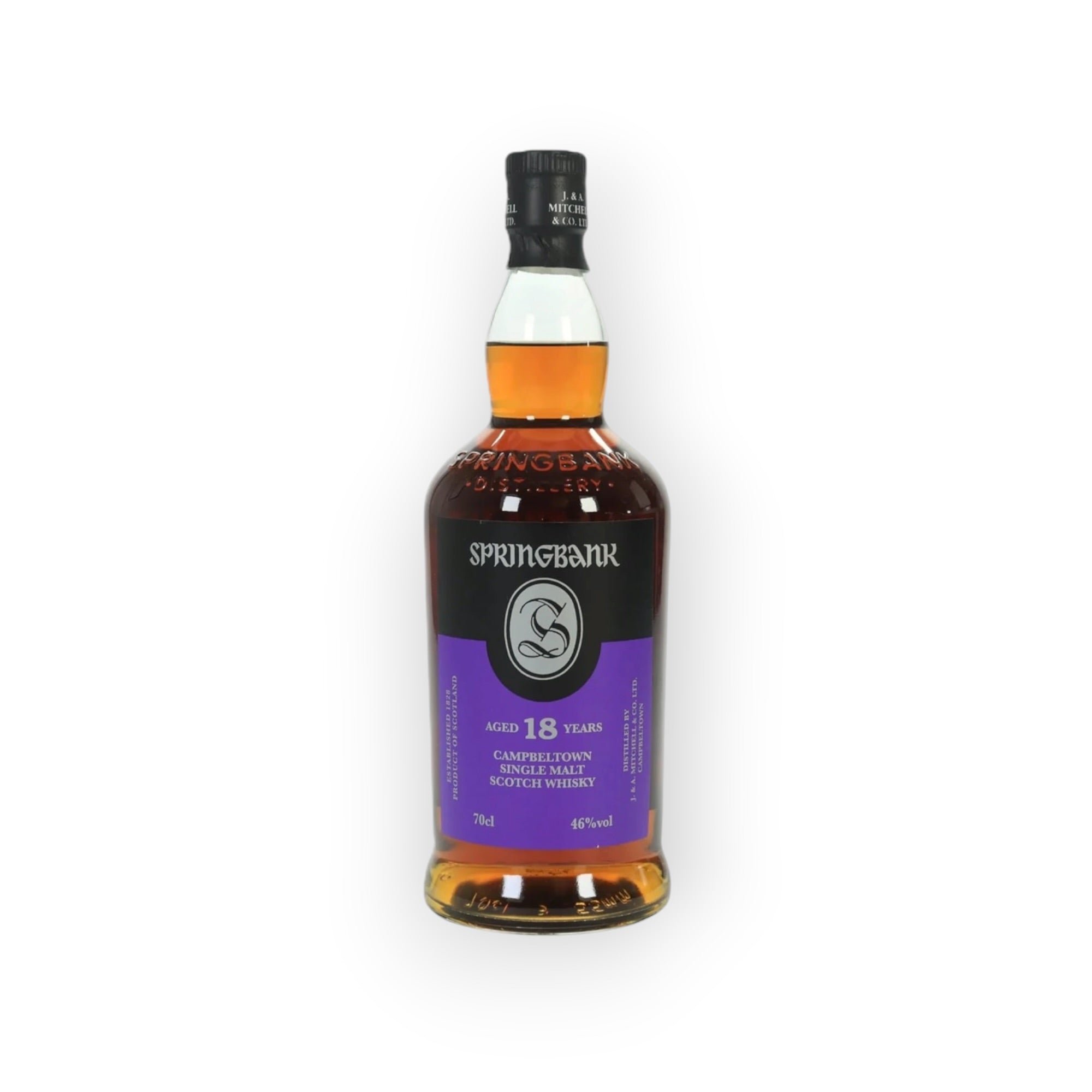 Springbank 18 Year Old Campbeltown Single Malt Scotch Whisky (2023) (70cl, 46%)