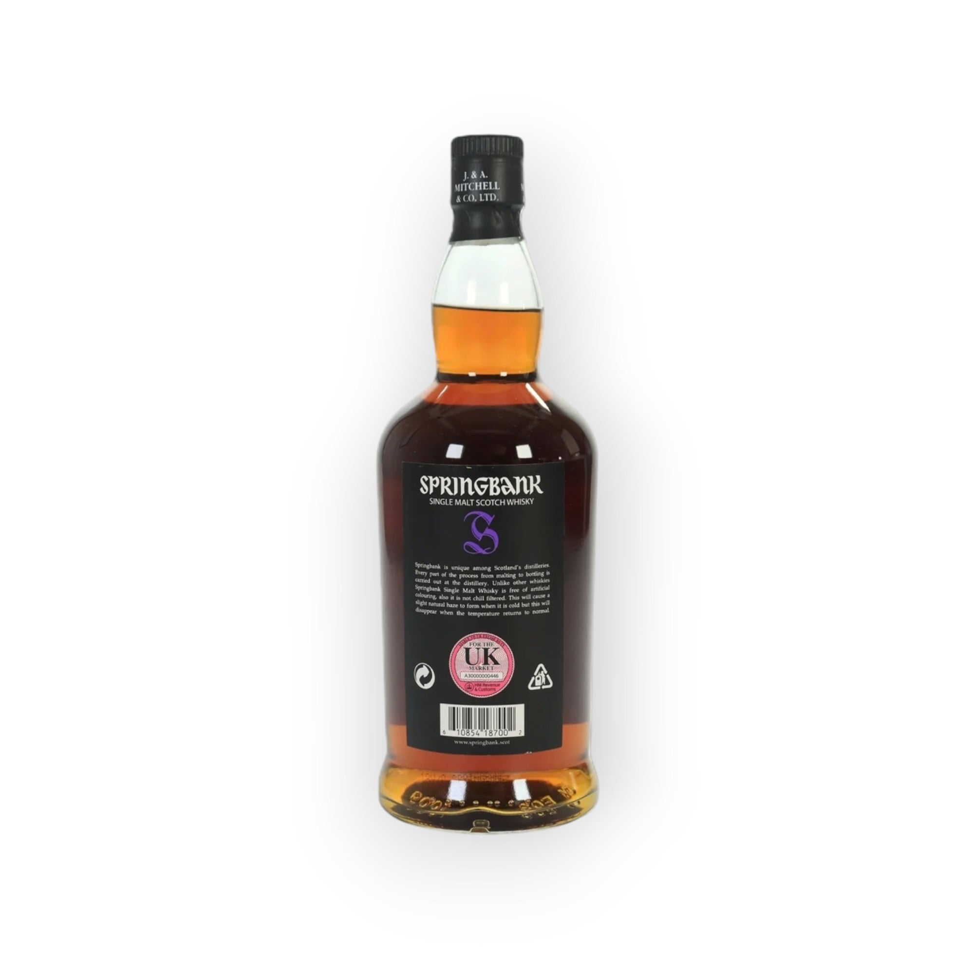 Springbank 18 Year Old Campbeltown Single Malt Scotch Whisky (2023) (70cl, 46%)