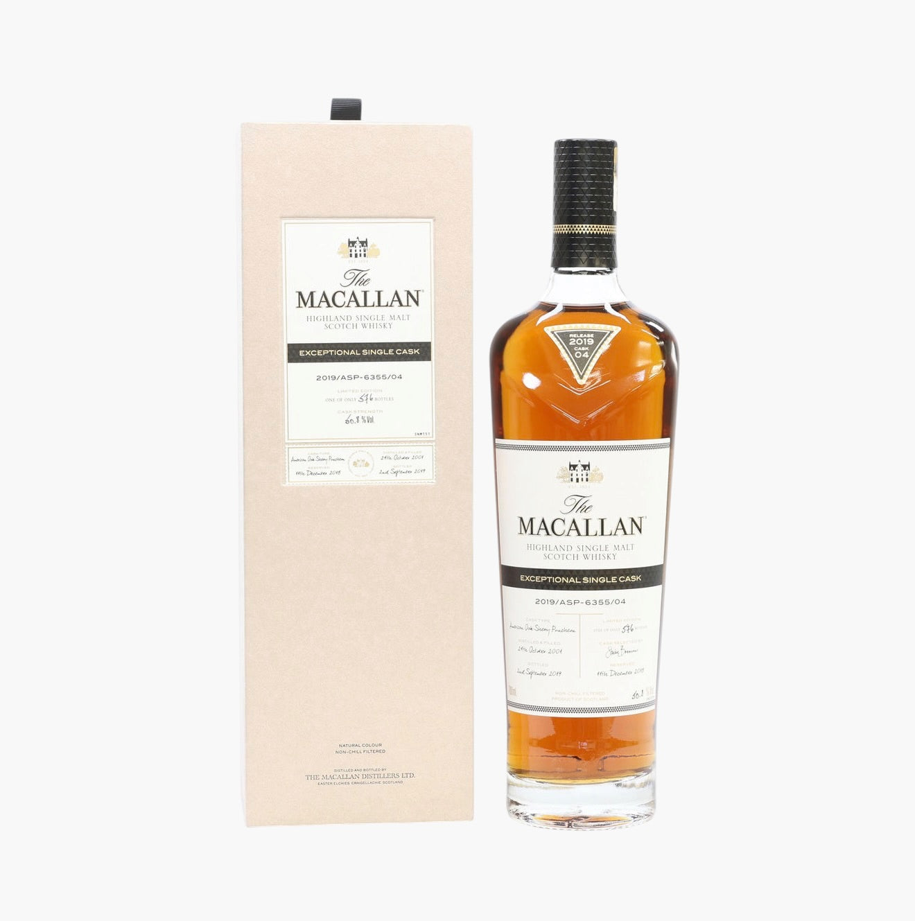 Macallan 17 Year Old Exceptional Single Cask ASP-6355/04 (Distilled 2001, Bottled 2019)