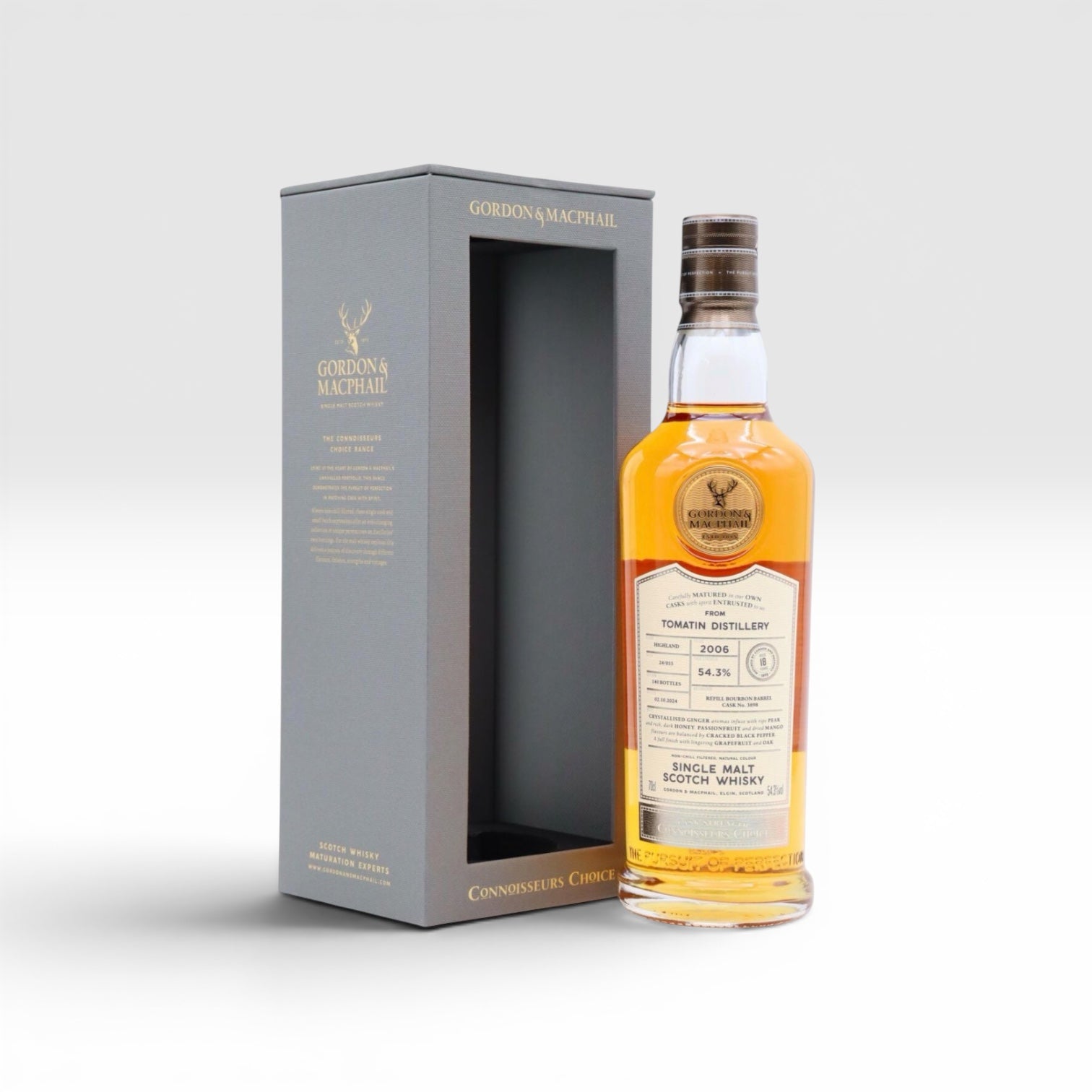 Tomatin Connoisseurs Choice Single Cask #3898 (2006 Vintage) 18 Year Old