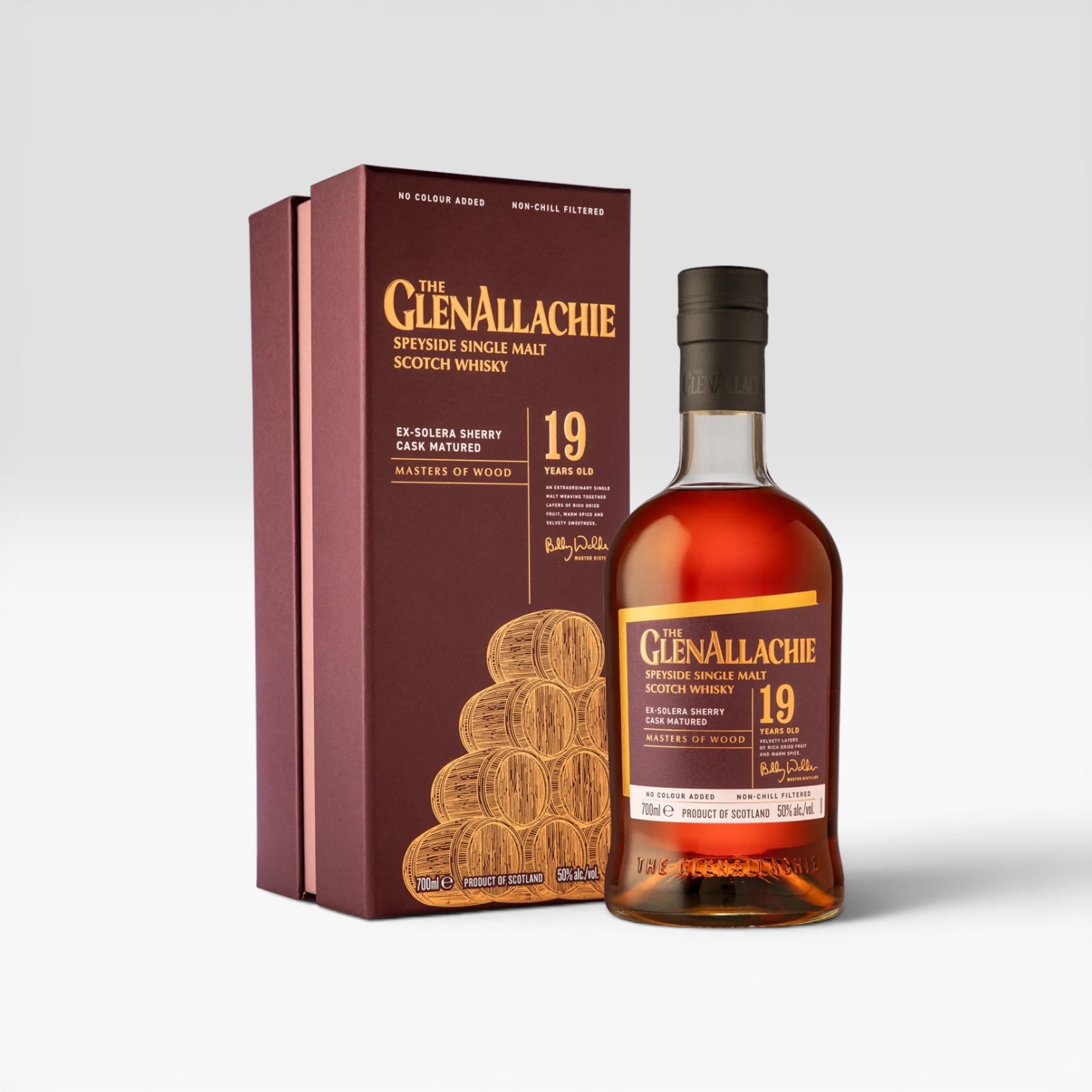 The GlenAllachie 19 Year Old Ex-Solera Sherry Cask Matured (UK)