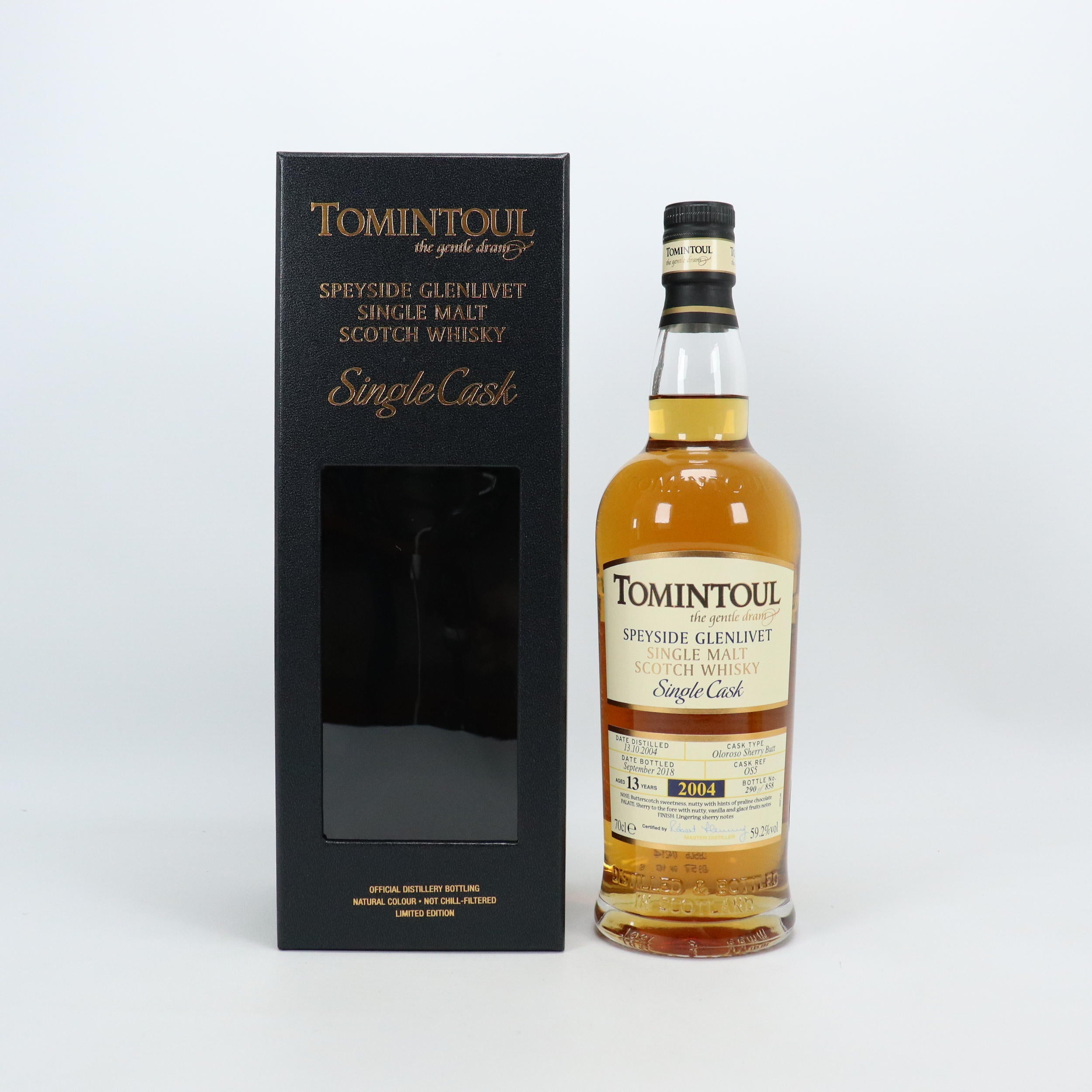Tomintoul Single Sherry Cask #5 2004 Vintage (13 Year Old)