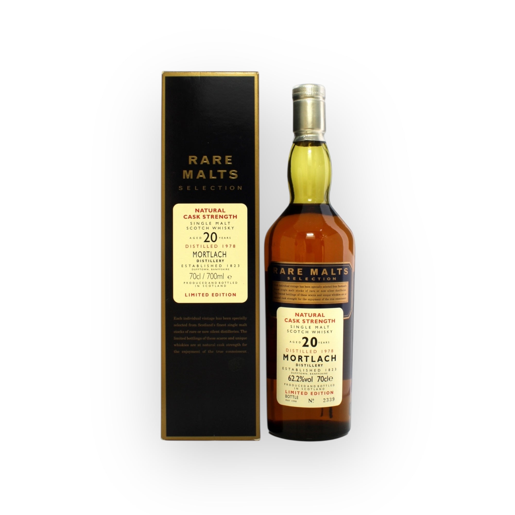 Mortlach 1978 20 Year Old, Rare Malts Selection with Box