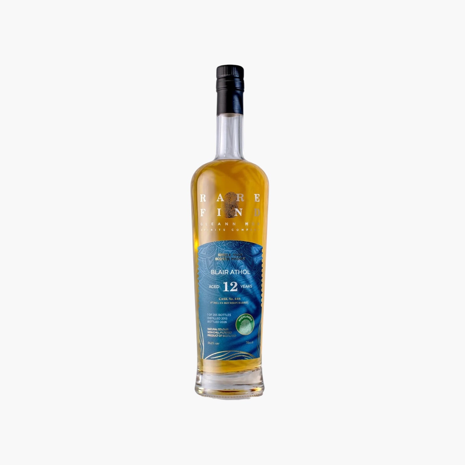 Rare Find Blair Athol 12 Year Old | Single Cask | First-Fill Ex-Bourbon | 56.1% ABV