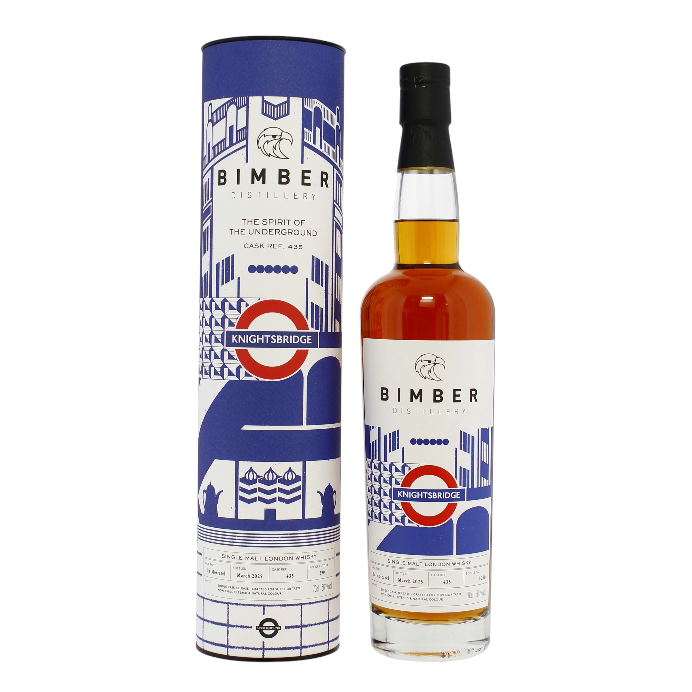 Bimber Single Cask #435 The Spirit of the Underground - Knightsbridge