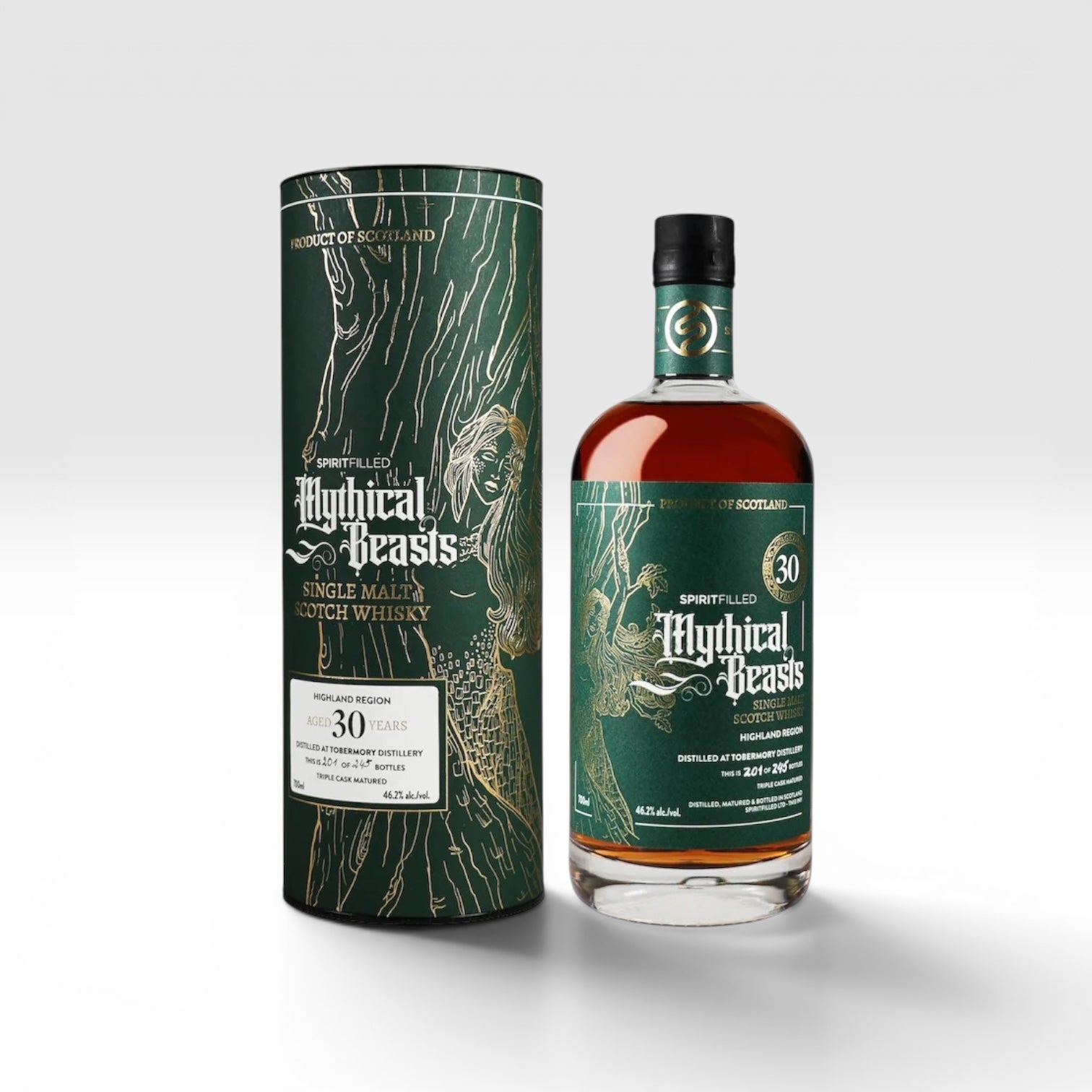 Mythical Beasts Tobermory 30 Year Old Single Malt Scotch Whisky 70cl