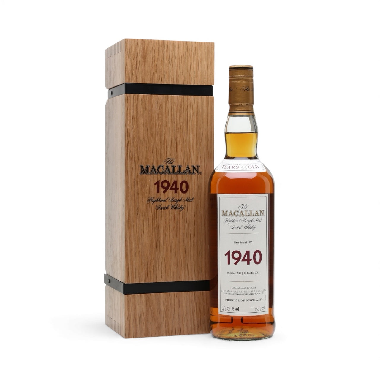 Macallan Fine & Rare 35 Year Old 1940 Vintage