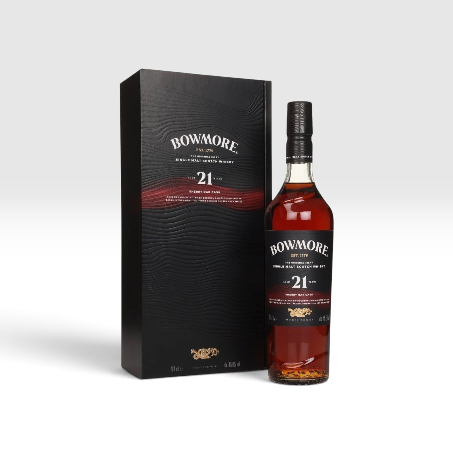 Bowmore 21 Year Old Sherry Oak | 46.8% | 70cl | World's Best Single Malt 2026 | Islay Single Malt