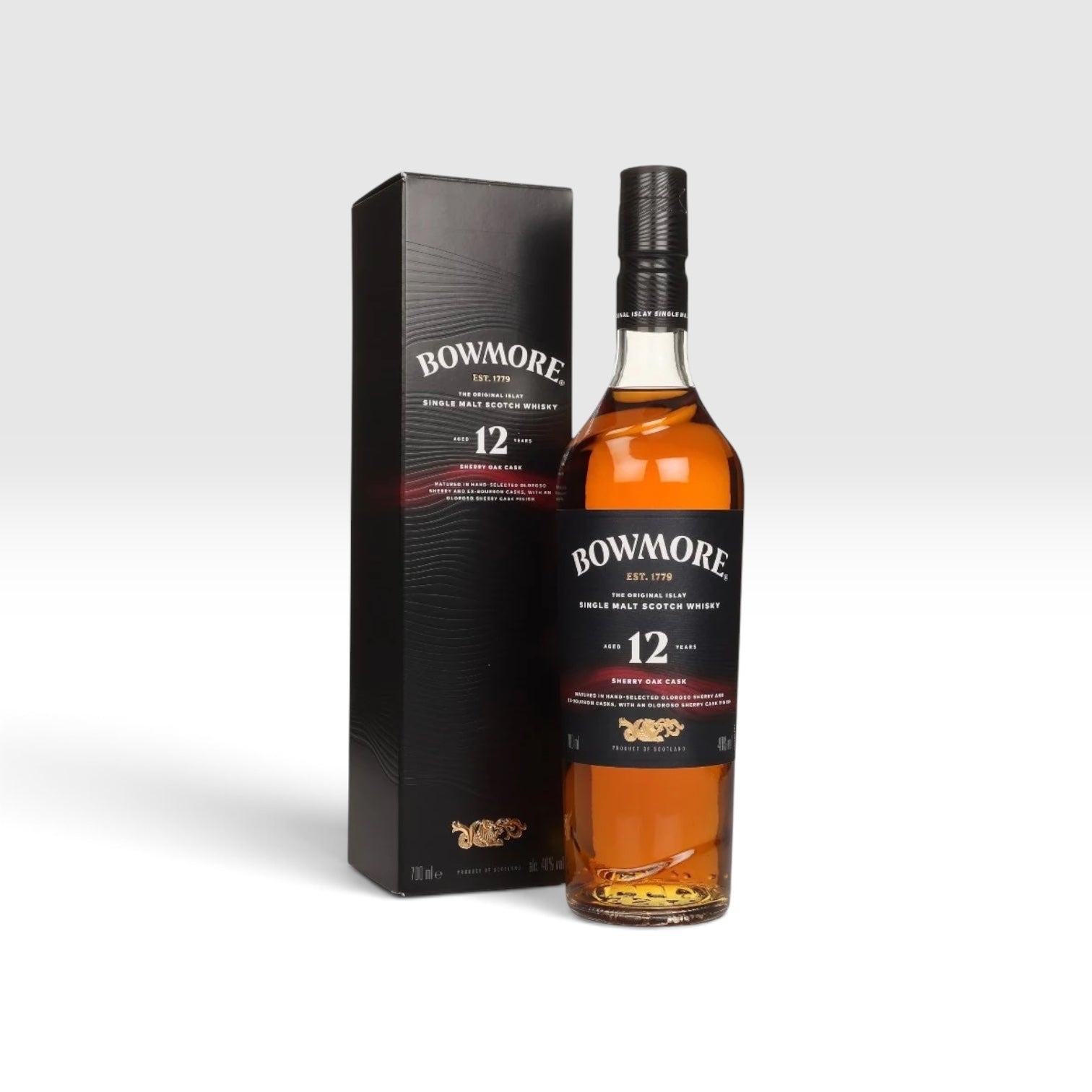 Bowmore 12 Year Old Sherry Oak | 40% | 70cl | Gold Medal 2026 | Islay Single Malt Scotch Whisky