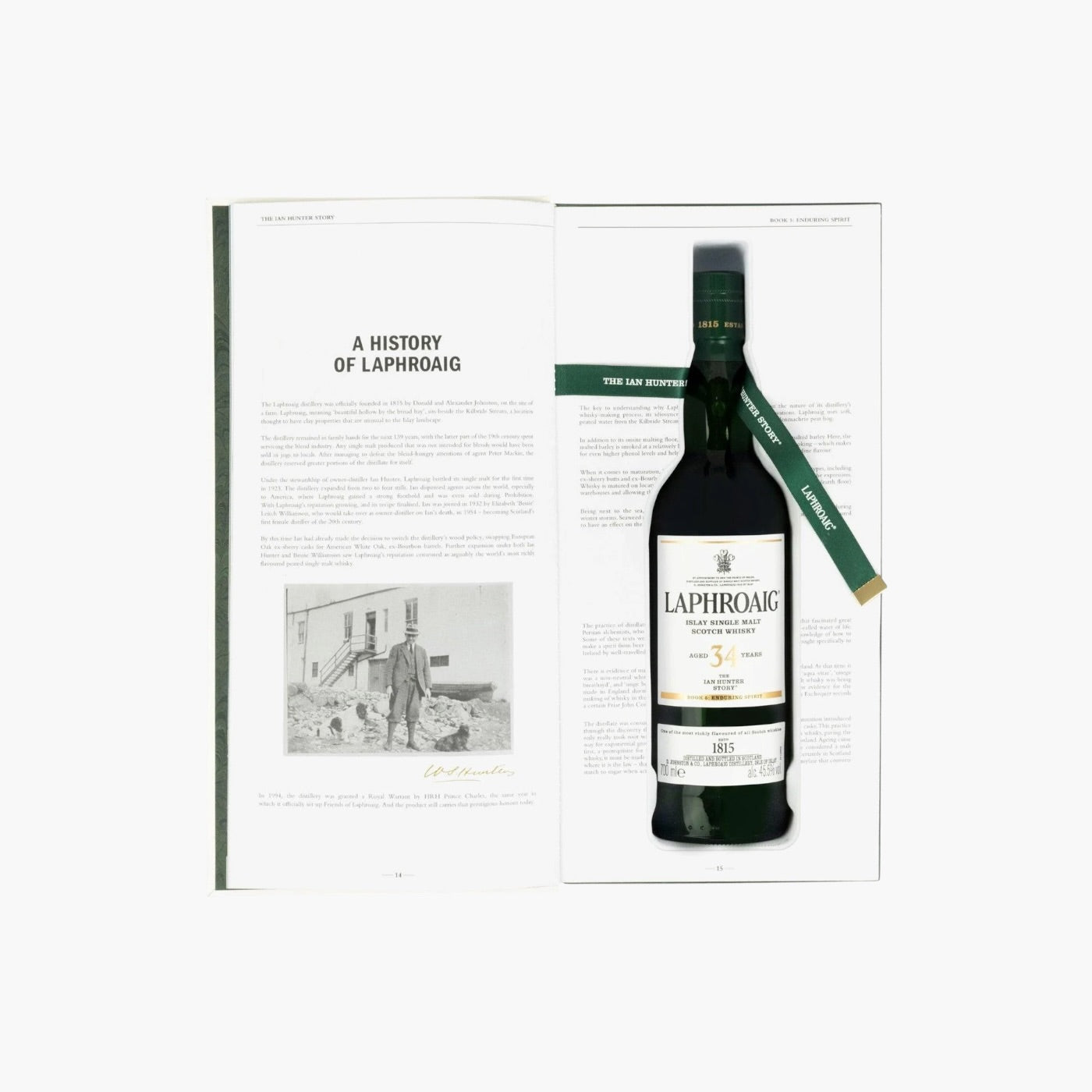 Laphroaig 34 Year Old The Ian Hunter Story Book 5