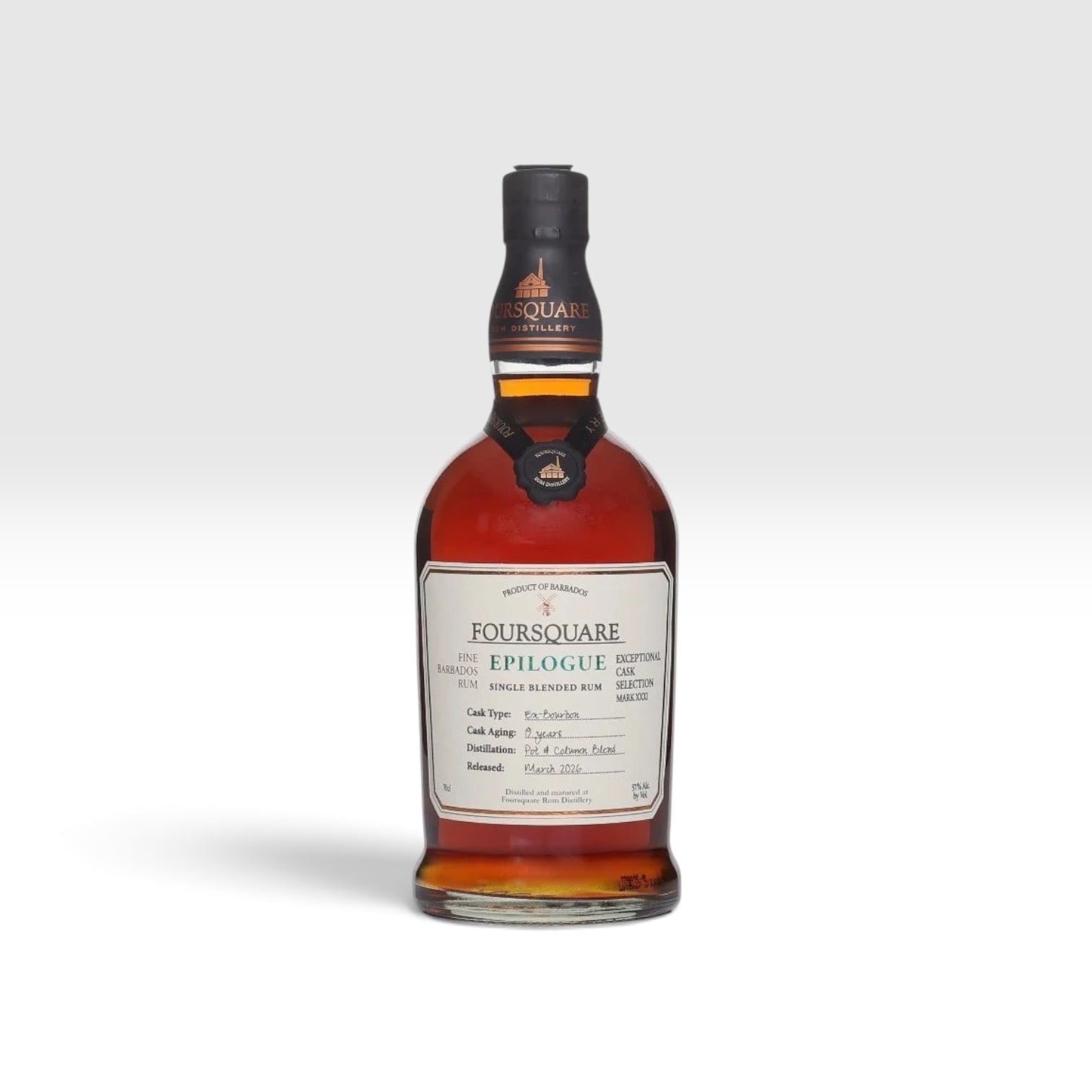 Foursquare Epilogue Exceptional Cask Selection Mark XXXI | 57% | 70cl | 1,300 Bottles | Barbados Rum